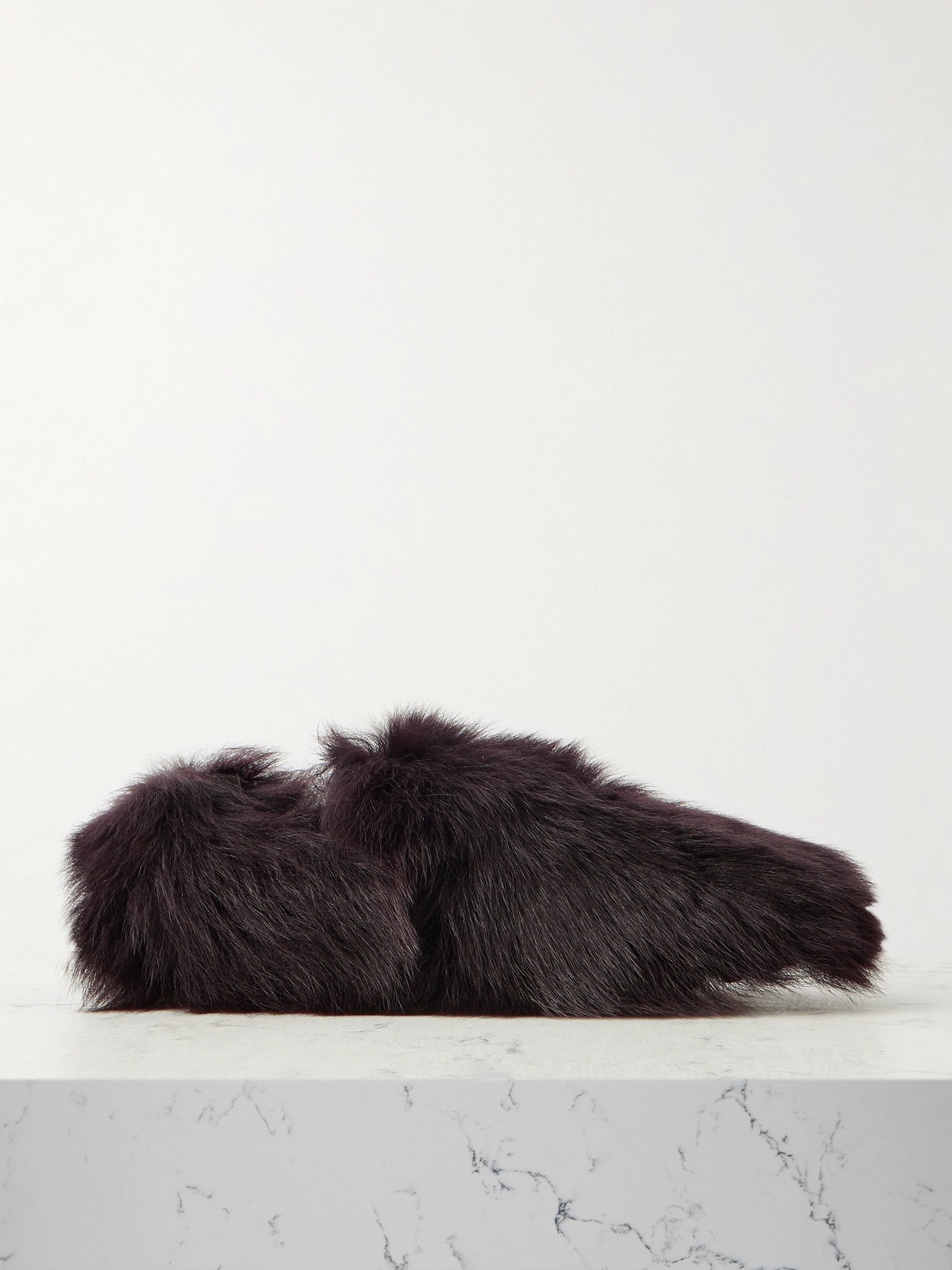 Tod's Shearling Loafers In Brown