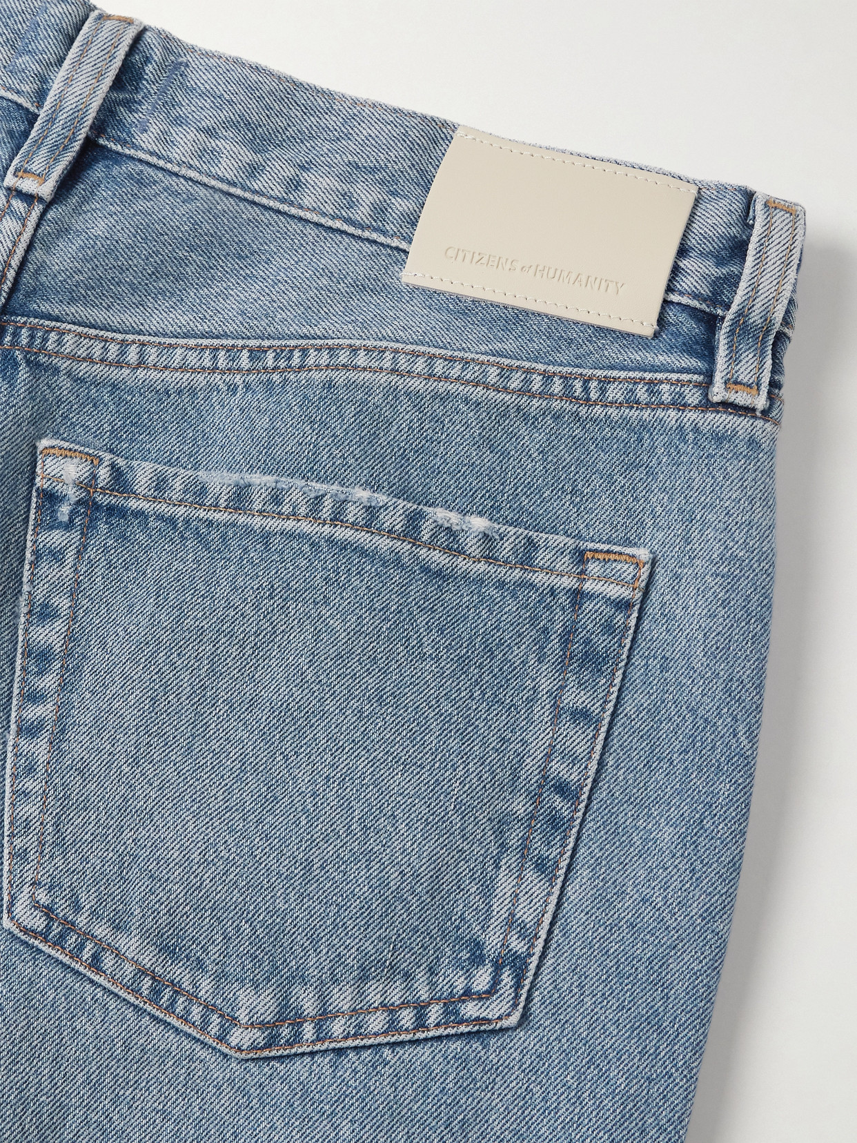 Citizen Of Humanity Lindz Low-rise Straight-leg Jeans In Blue