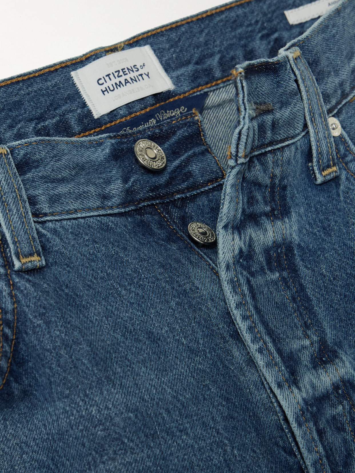 Citizen Of Humanity Annina High-rise Wide-leg Jeans In Blue
