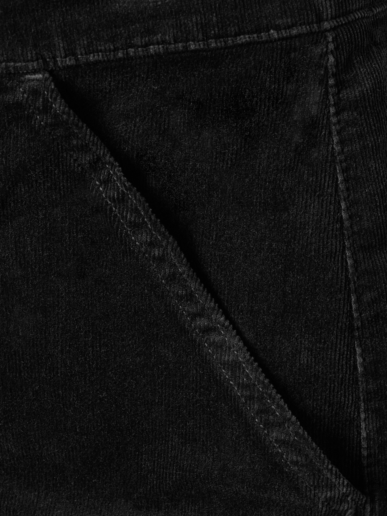 Citizen Of Humanity Marcelle Cotton-blend Corduroy Wide-leg Cargo Pants In Gray