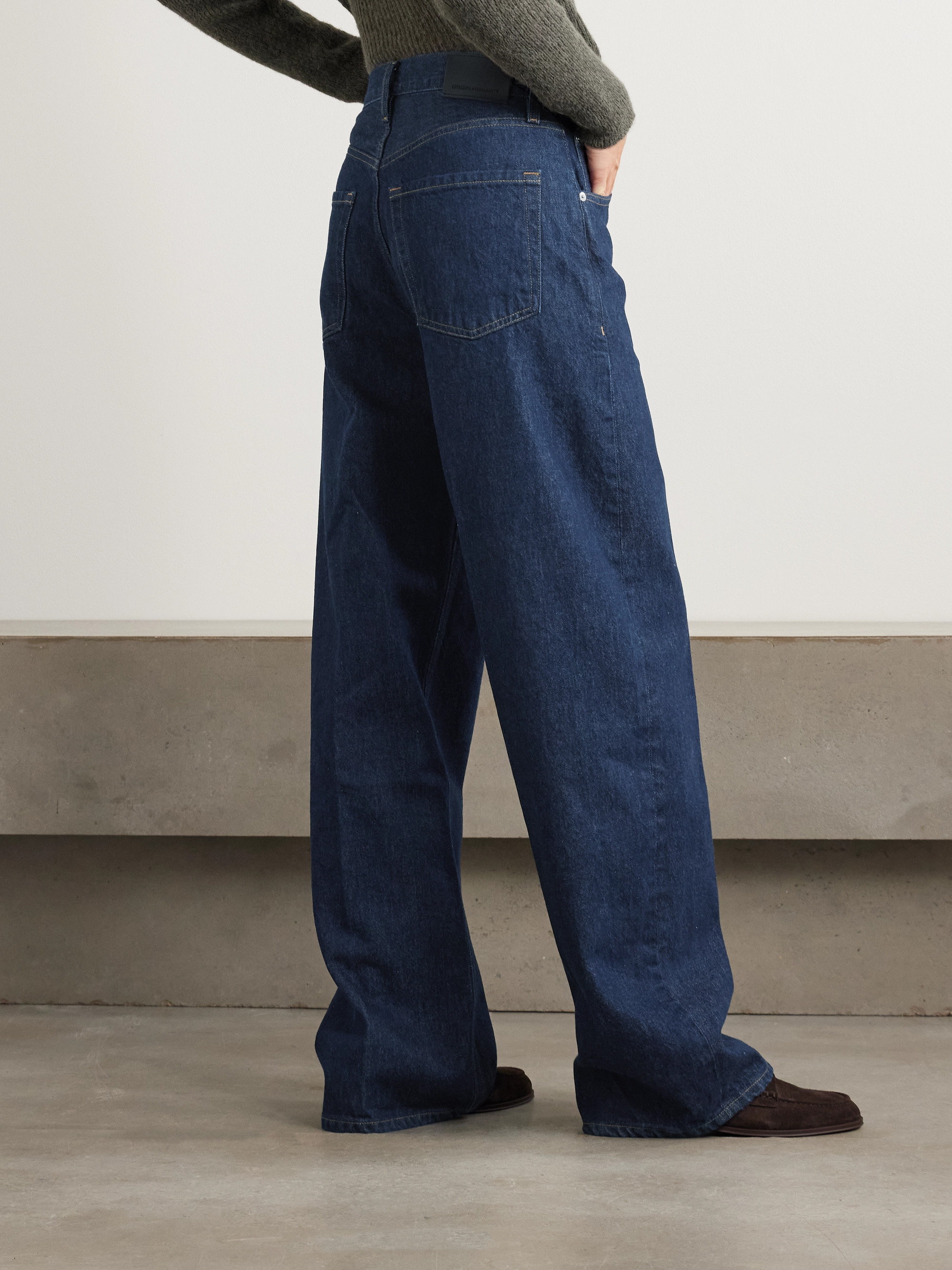 Citizens Of Humanity - Ayla Baggy mid-rise wide-leg jeans | Plush