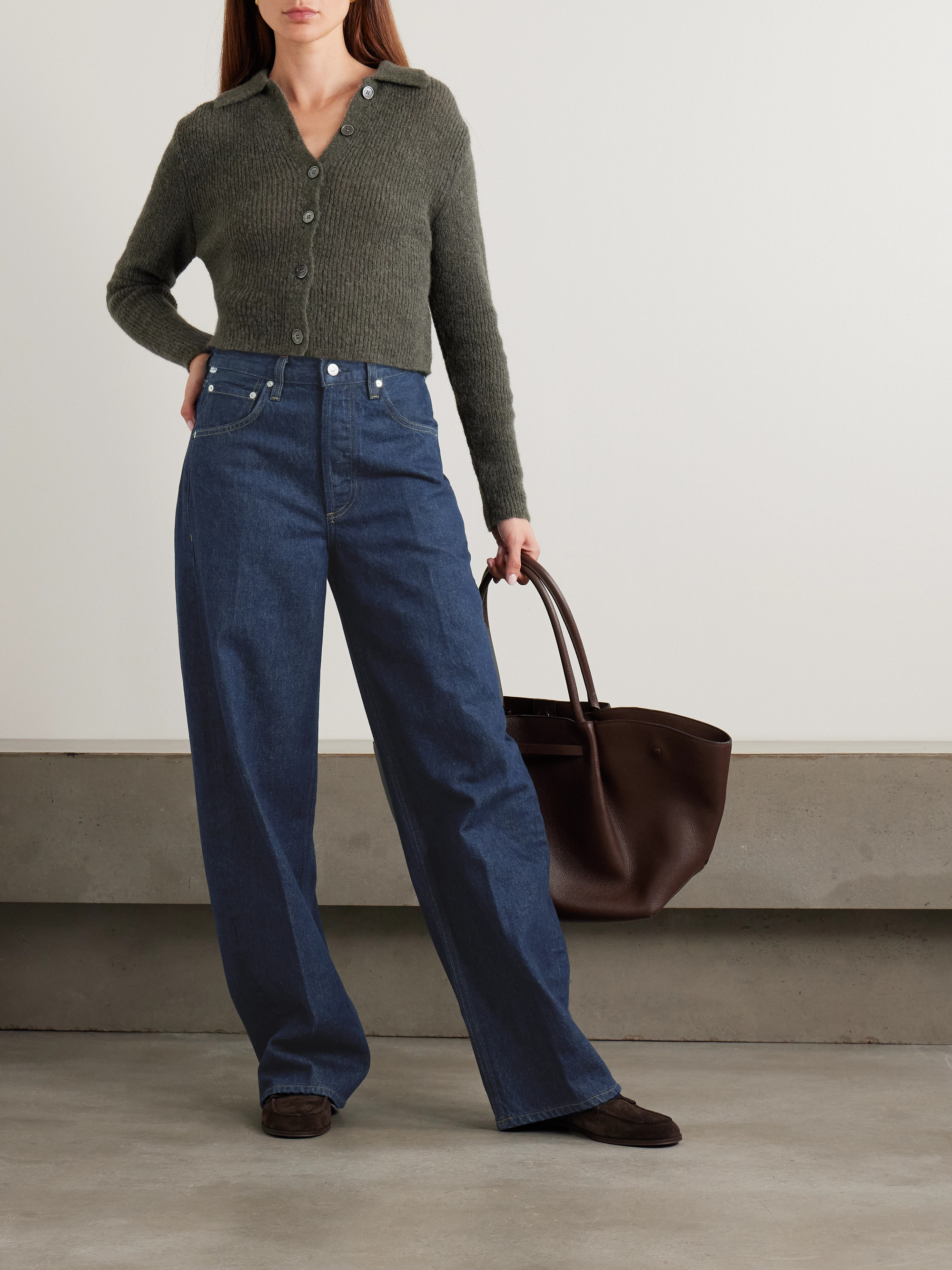 Citizens Of Humanity - Ayla Baggy mid-rise wide-leg jeans | Plush