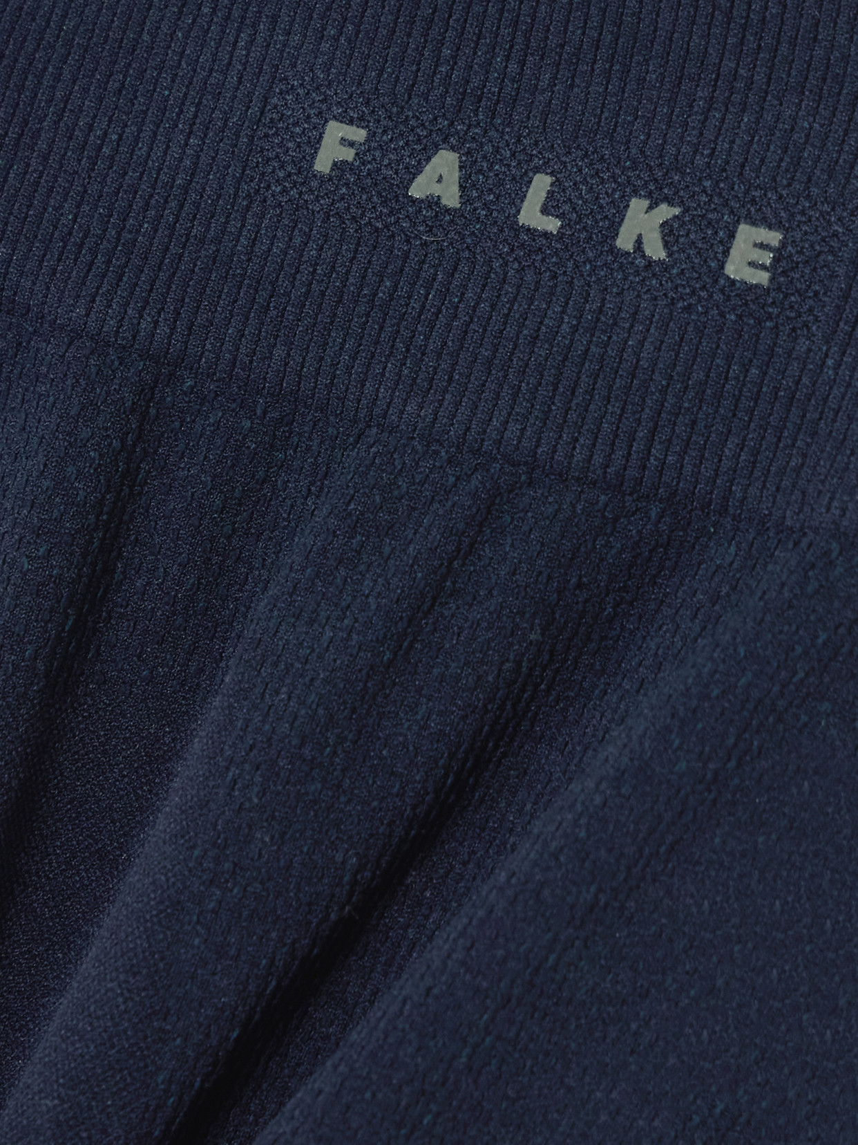 Falke Maximum Warm Striped Recycled-jersey Ski Leggings In Blue