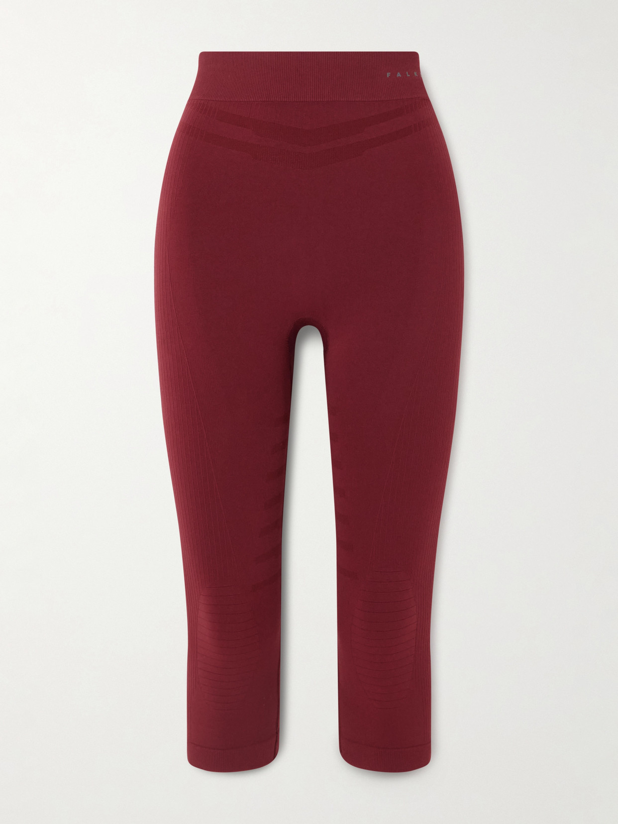 Falke Maximum Warm Stretch-jersey Leggings In Red