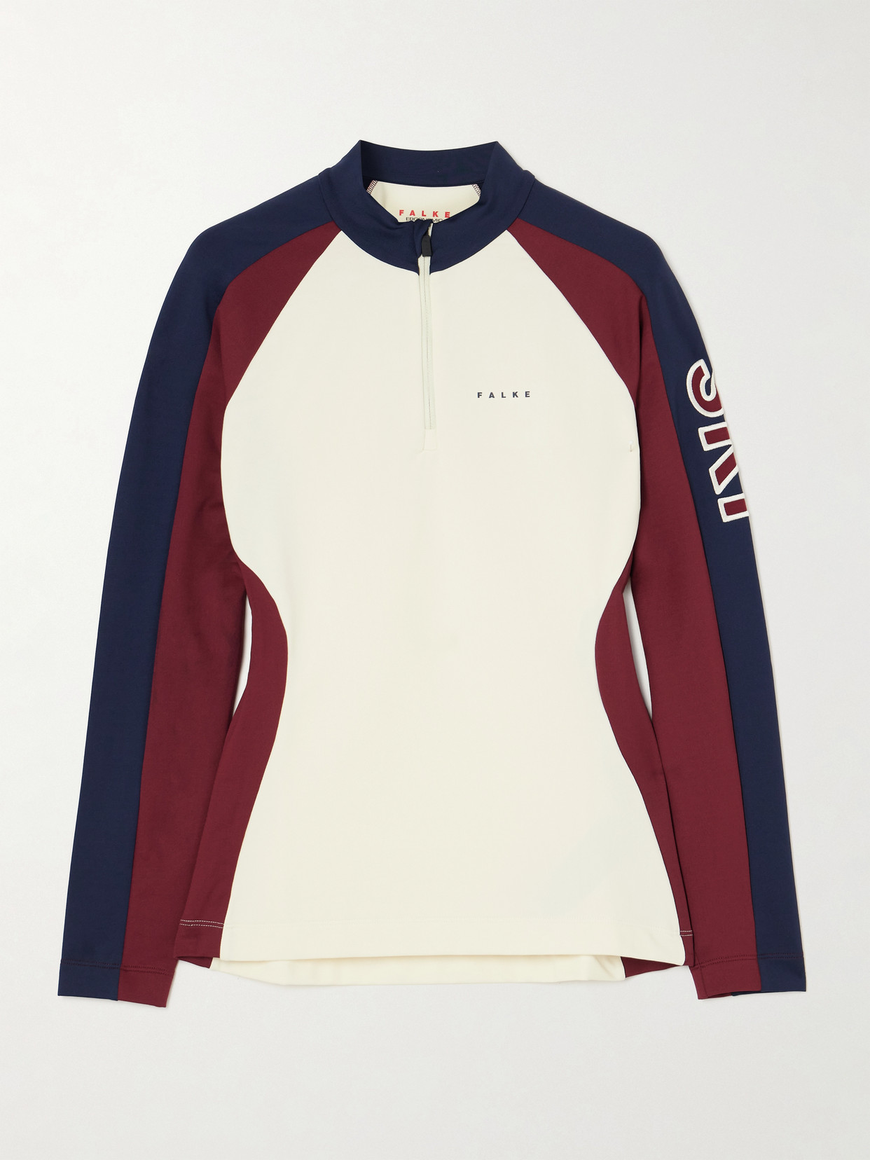 Falke Thermal Stretch Recycled-jersey Base Layer In White