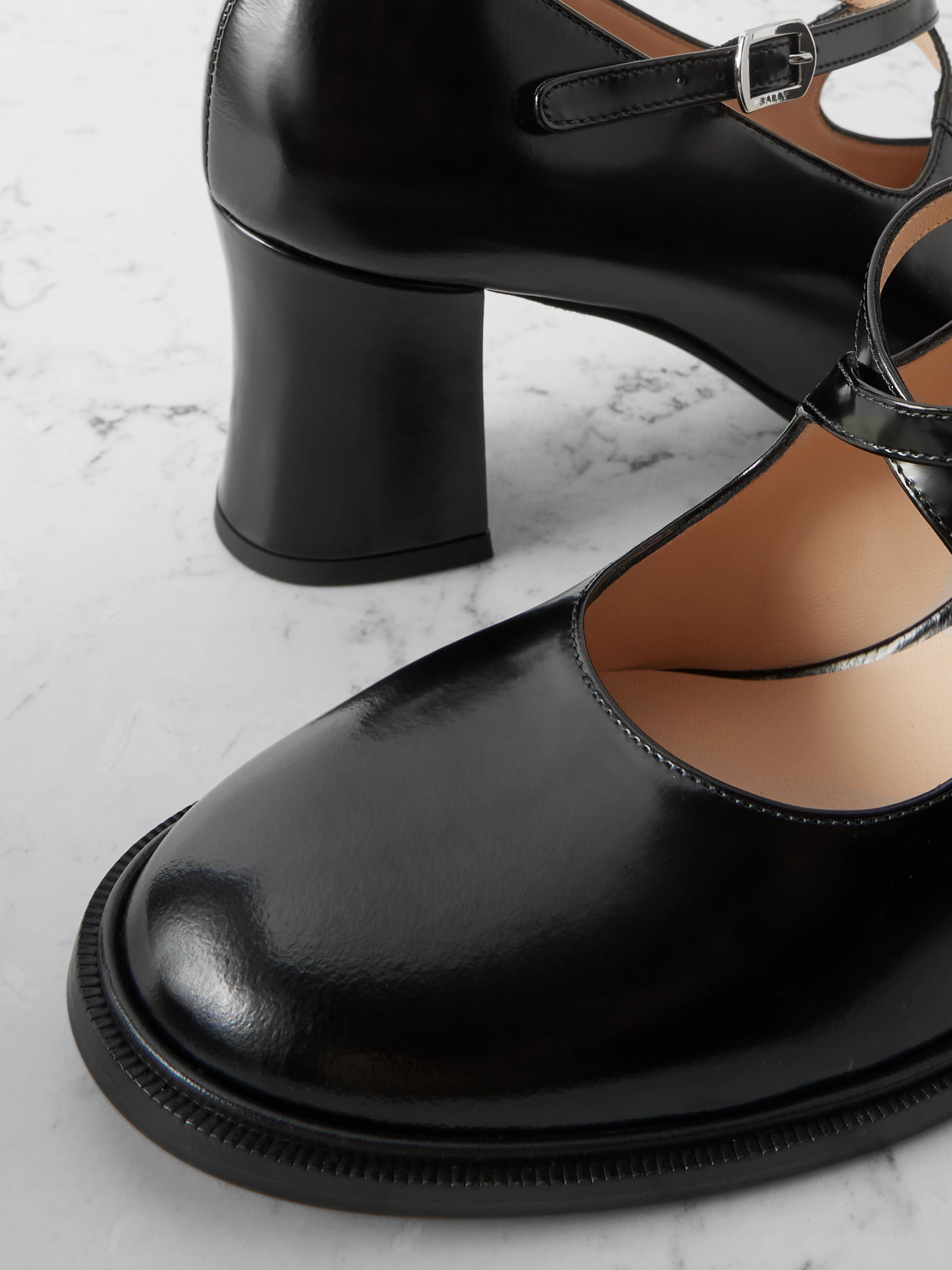 Bally Salima Leather Mary Jane Pumps In Black
