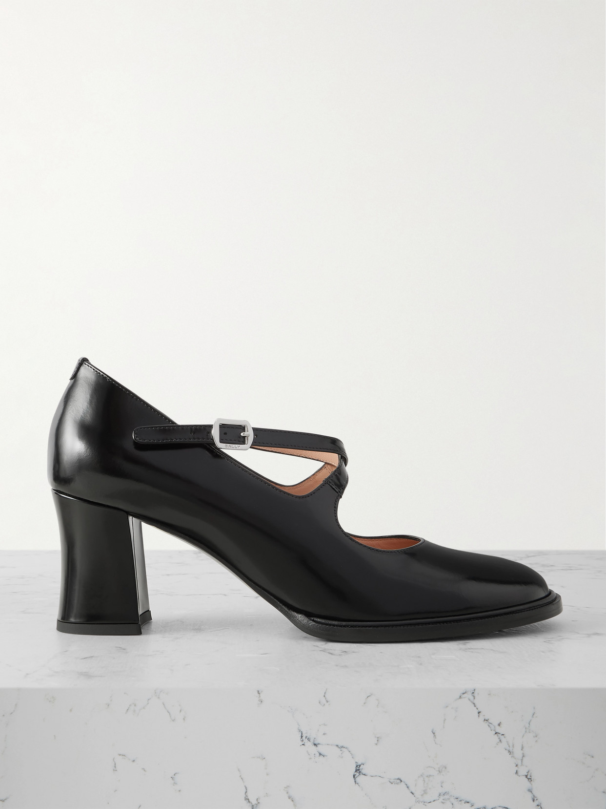 Bally Salima Leather Mary Jane Pumps In Black