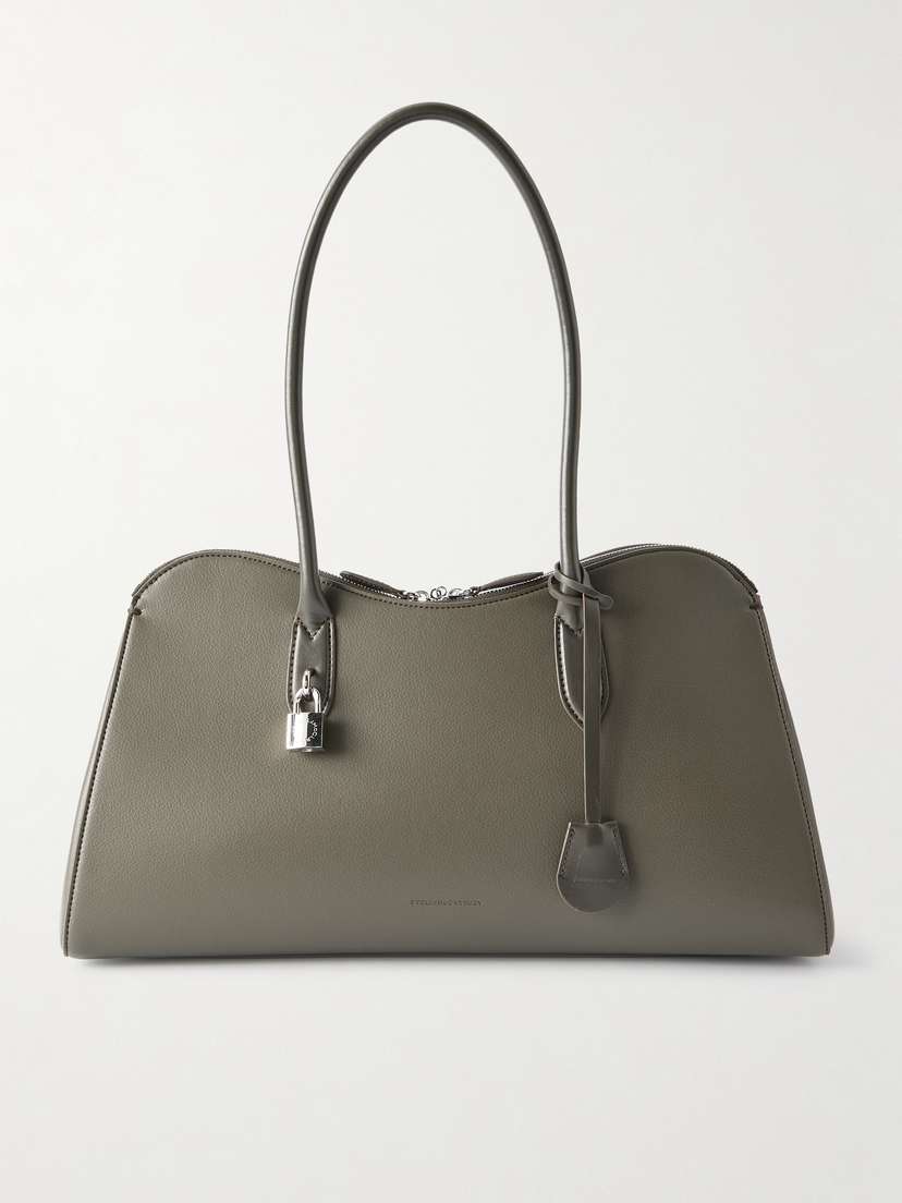 Stella McCartney Ryder Embellished Textured Vegan Tote