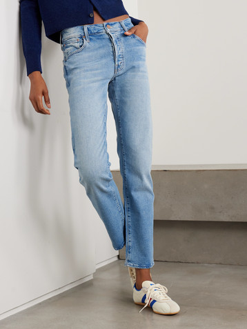 MOTHER The Hiker Hover high-rise slim-leg jeans