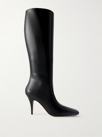 Proenza Schouler - Trap ruched leather over-the-knee boots