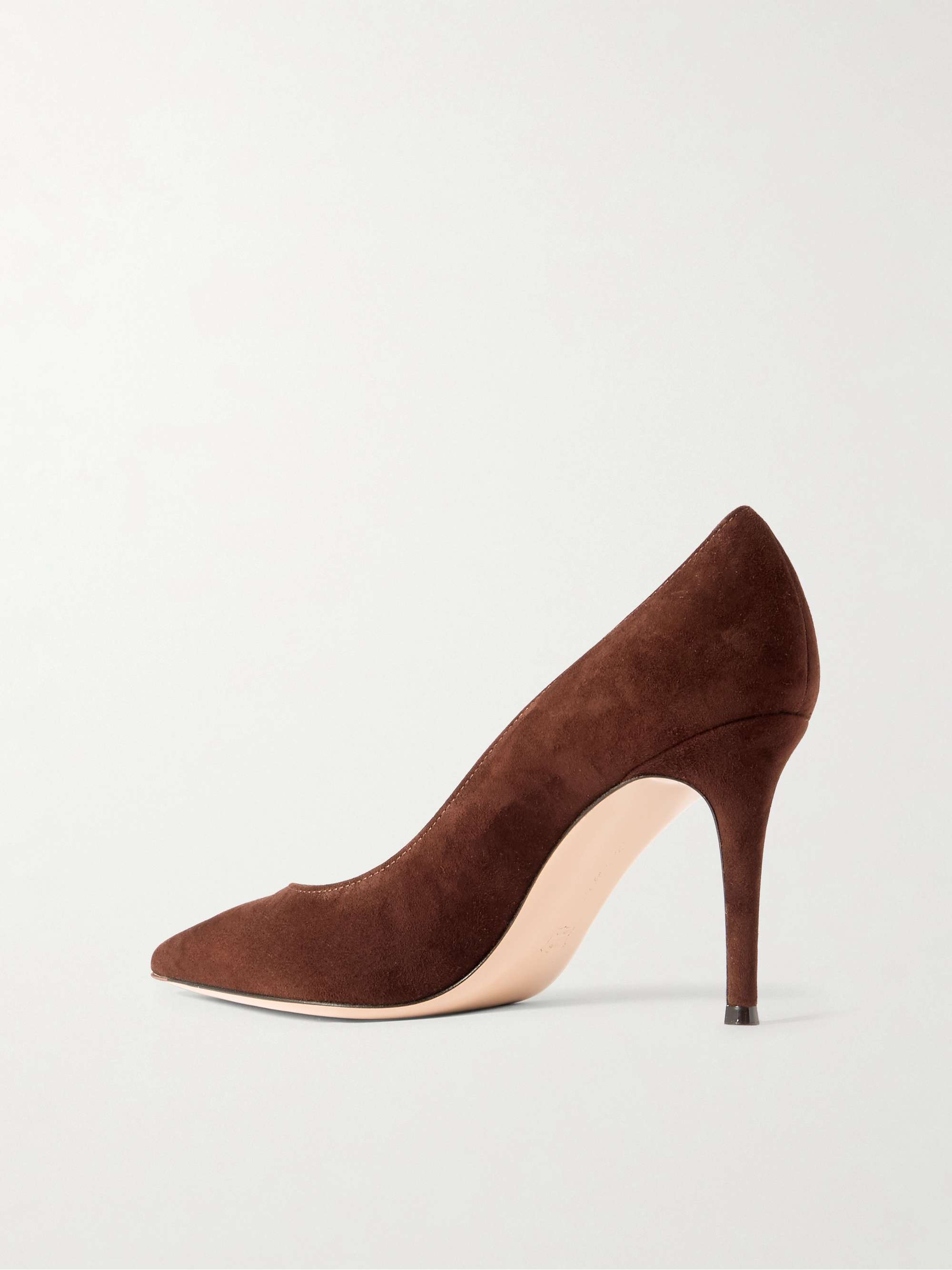 GIANVITO ROSSI Décolleté in camoscio 85