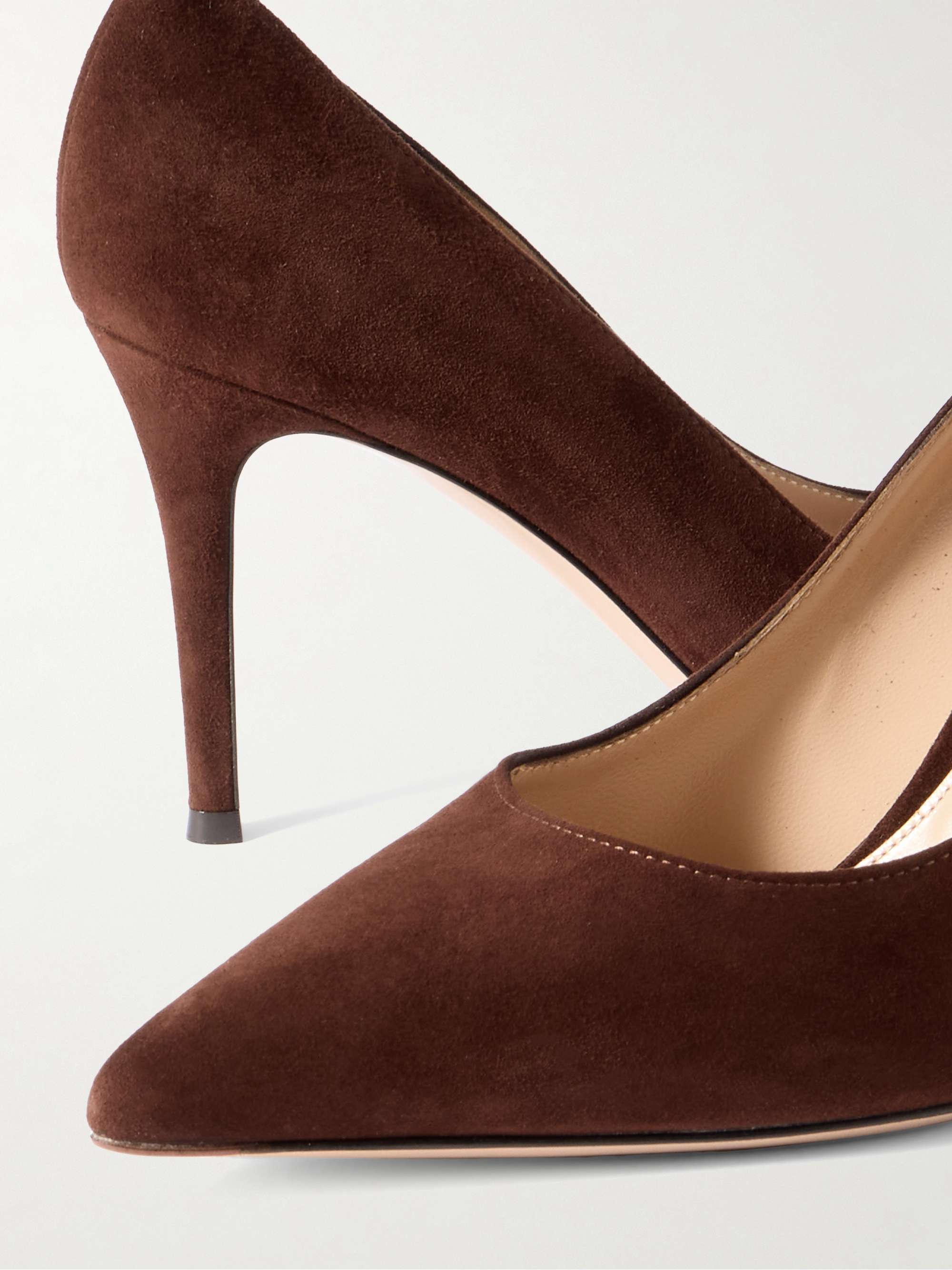 GIANVITO ROSSI Décolleté in camoscio 85