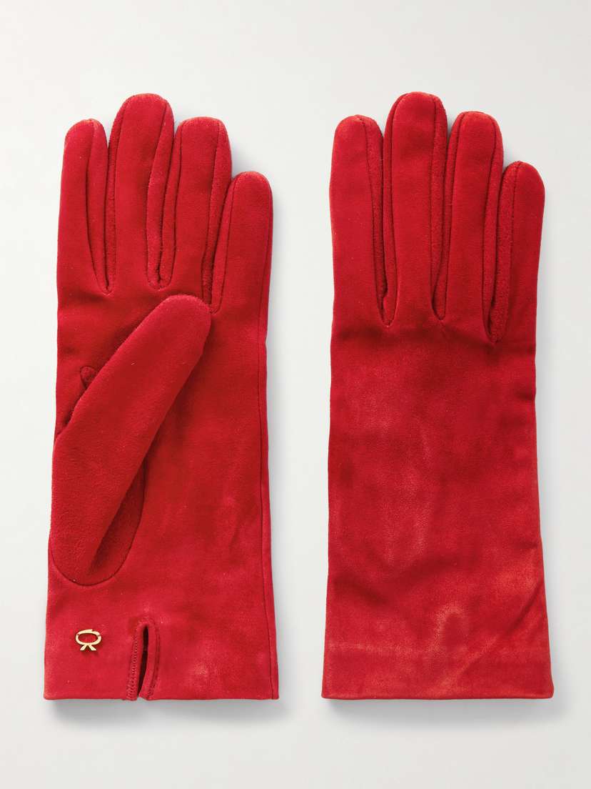 Gianvito Rossi Embellished uede Gloves