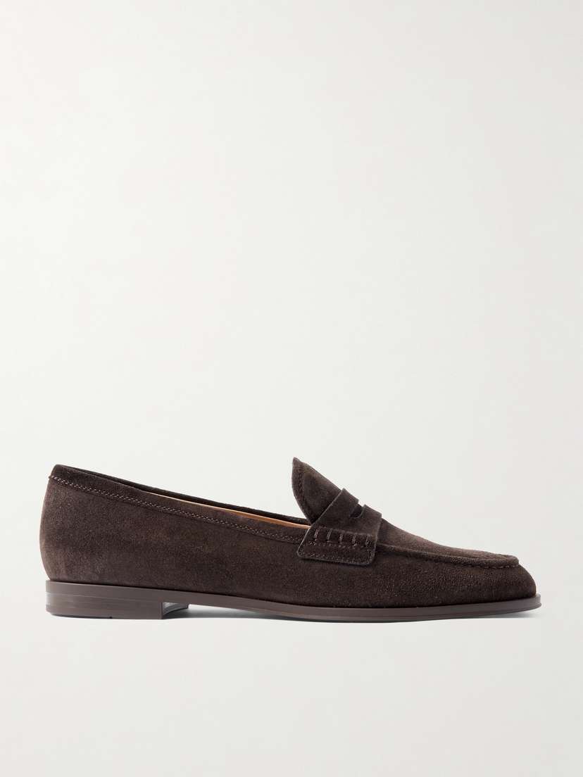 Gianvito Rossi Georgie Suede Loafers