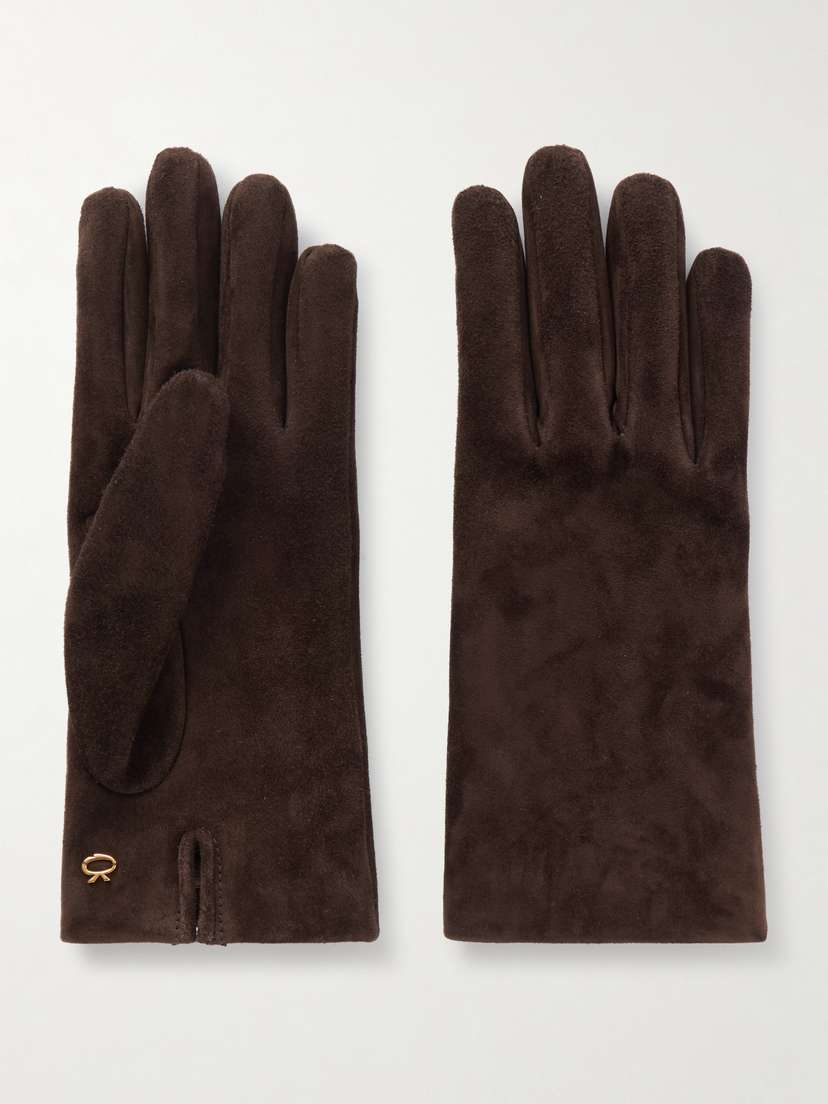 Gianvito Rossi Embellished uede Gloves