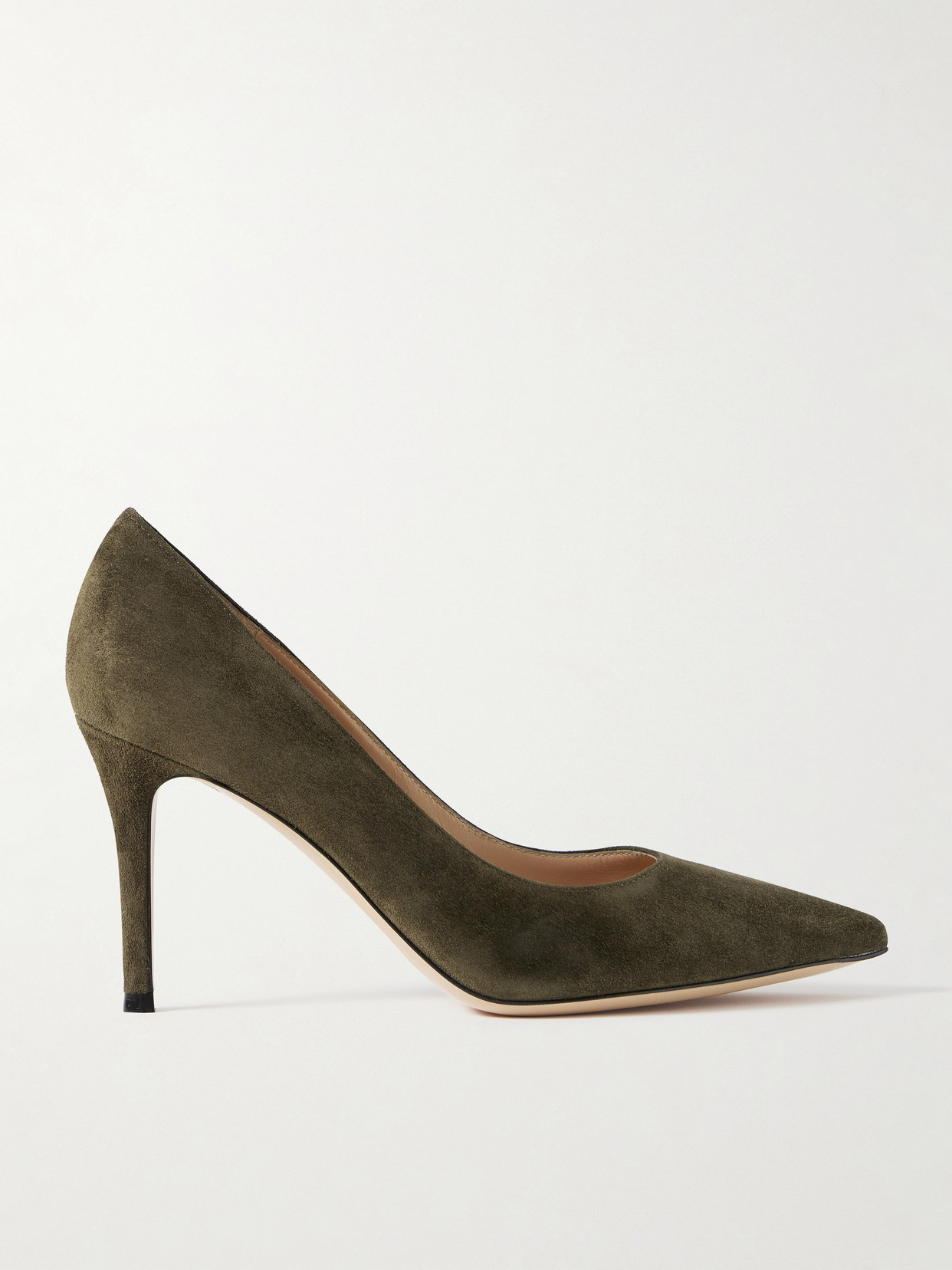 Gianvito Rossi Gianvito 85 Suede Pumps In Green