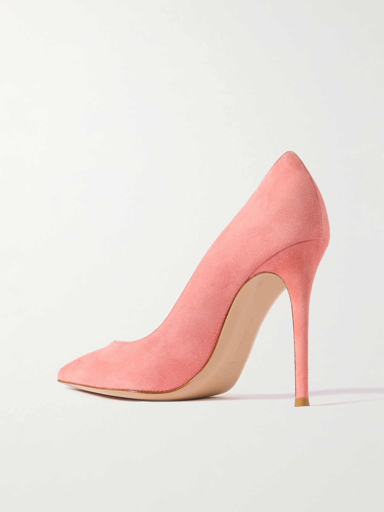 Gianvito Rossi 105 Suede Pumps In Pink
