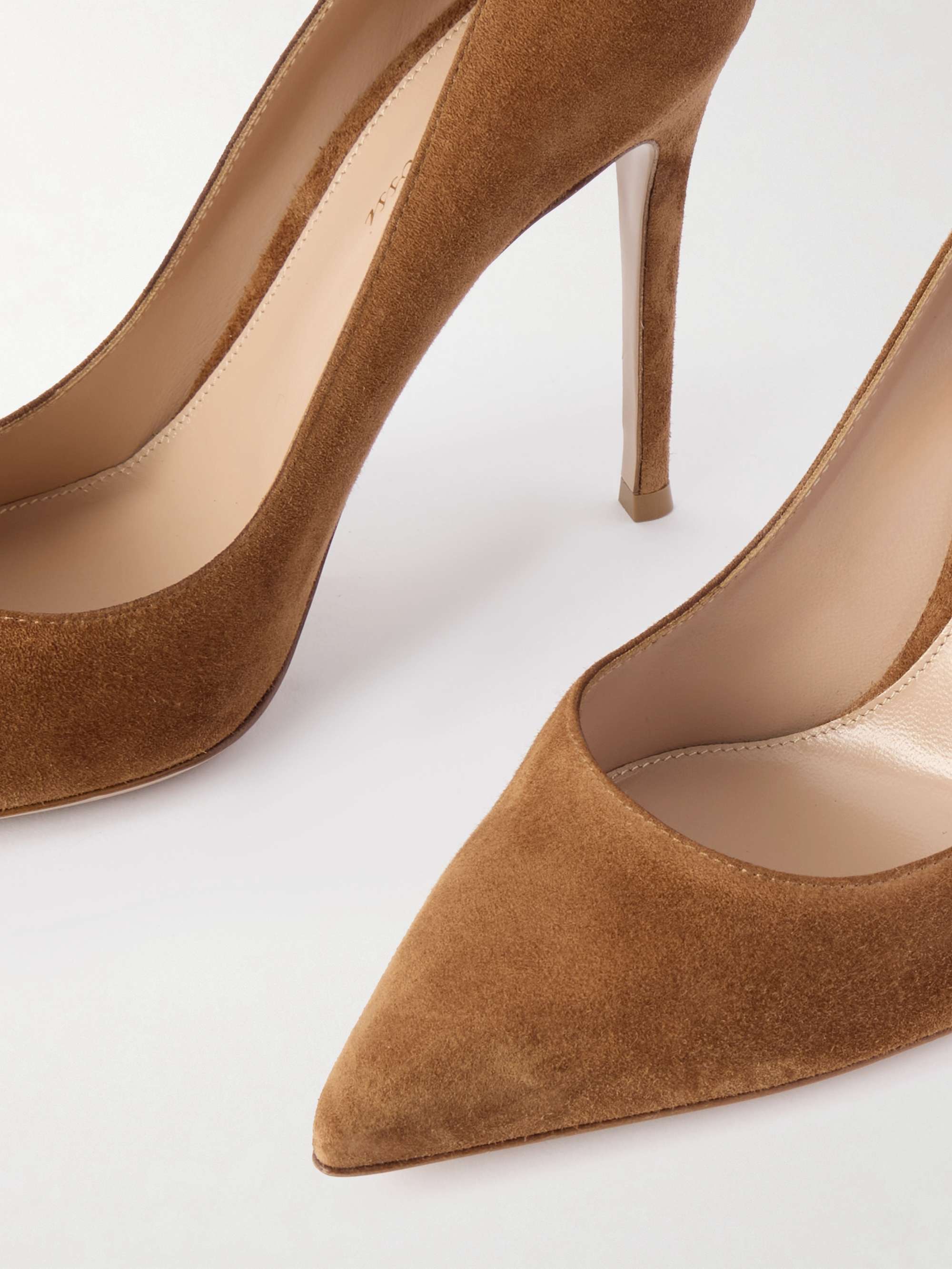 GIANVITO ROSSI 105 suede pumps