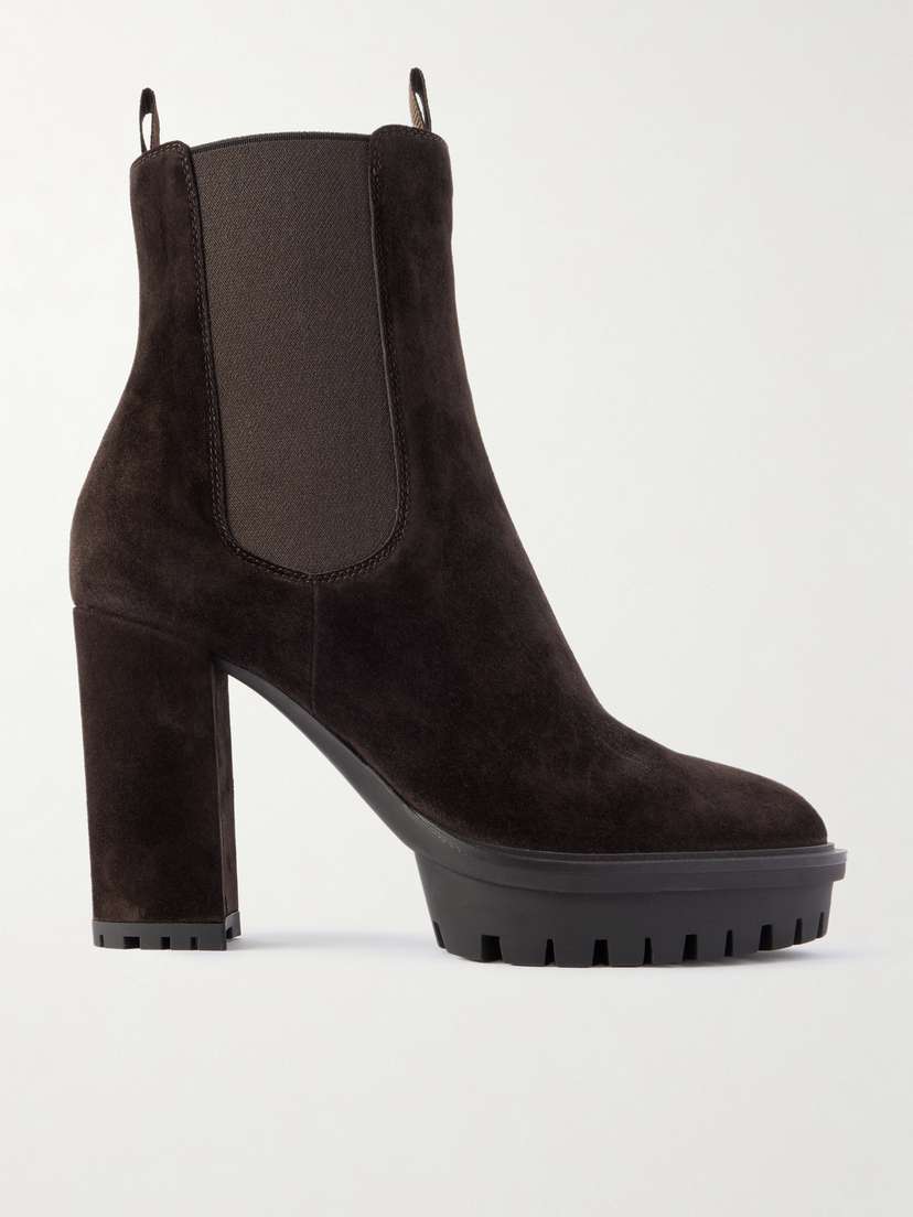 Gianvito Rossi 70 Suede Chelsea Boots