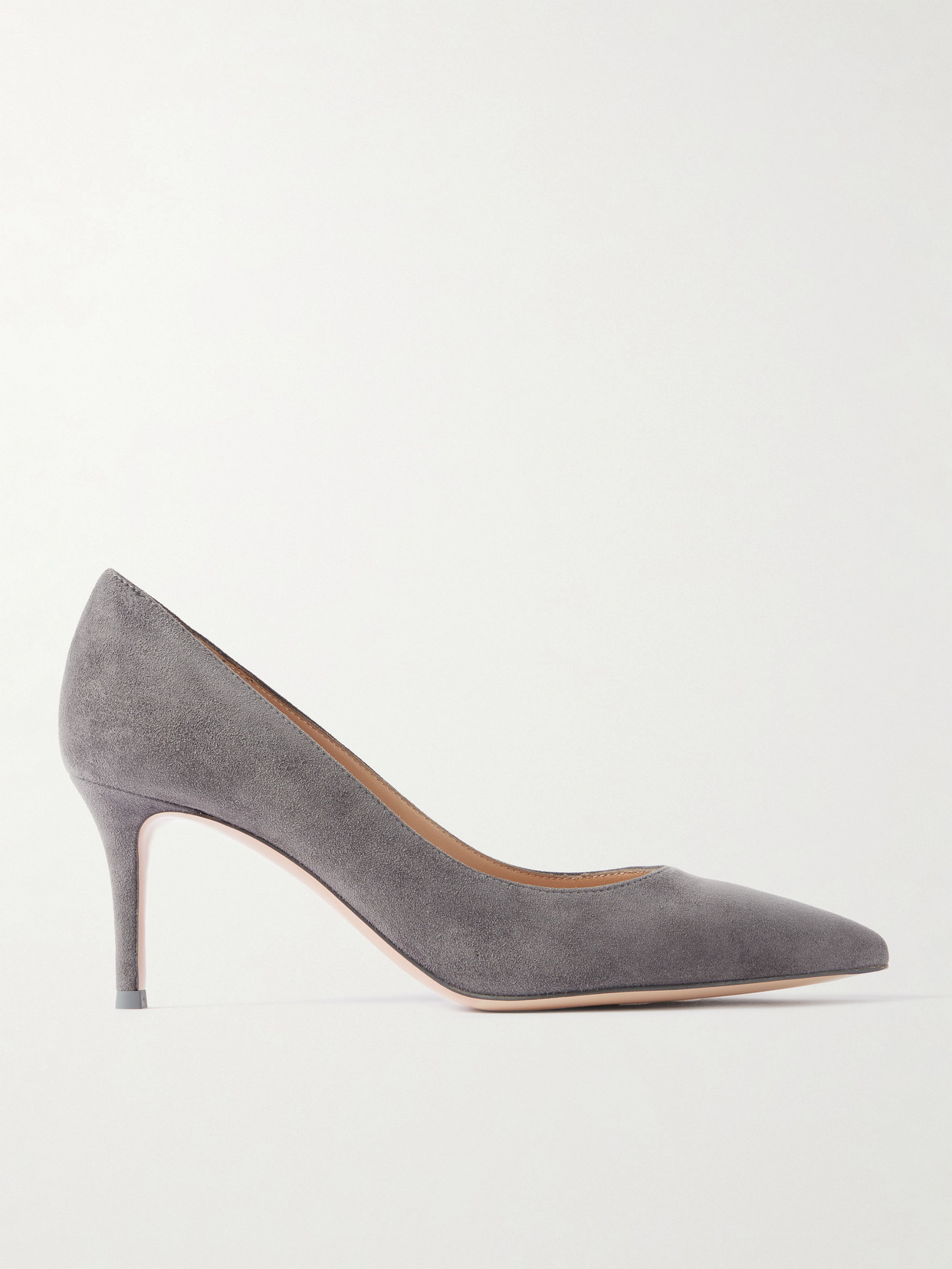 Gianvito Rossi 70mm Gianvito Suede Pumps In Gray