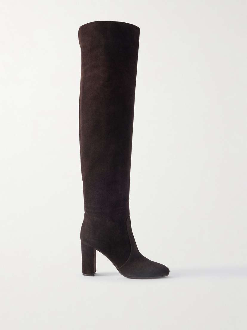 Gianvito Rossi 85 Over-the-knee Suede Boots