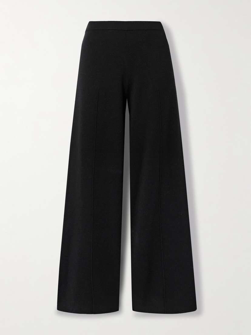 Nili Lotan Kesta Merino Wool Wide-leg Pants