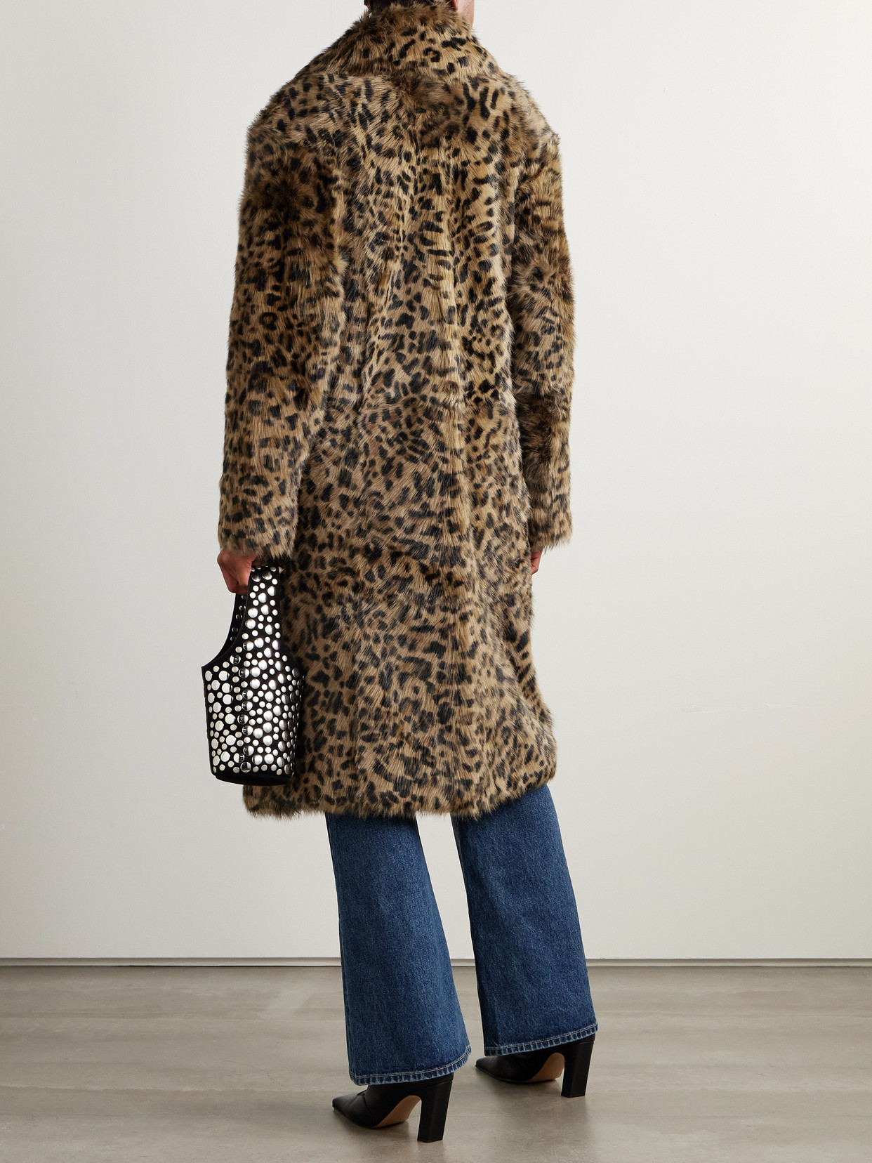 Nili Lotan Ingrid Leopard-print Shearling Coat In Animal Print