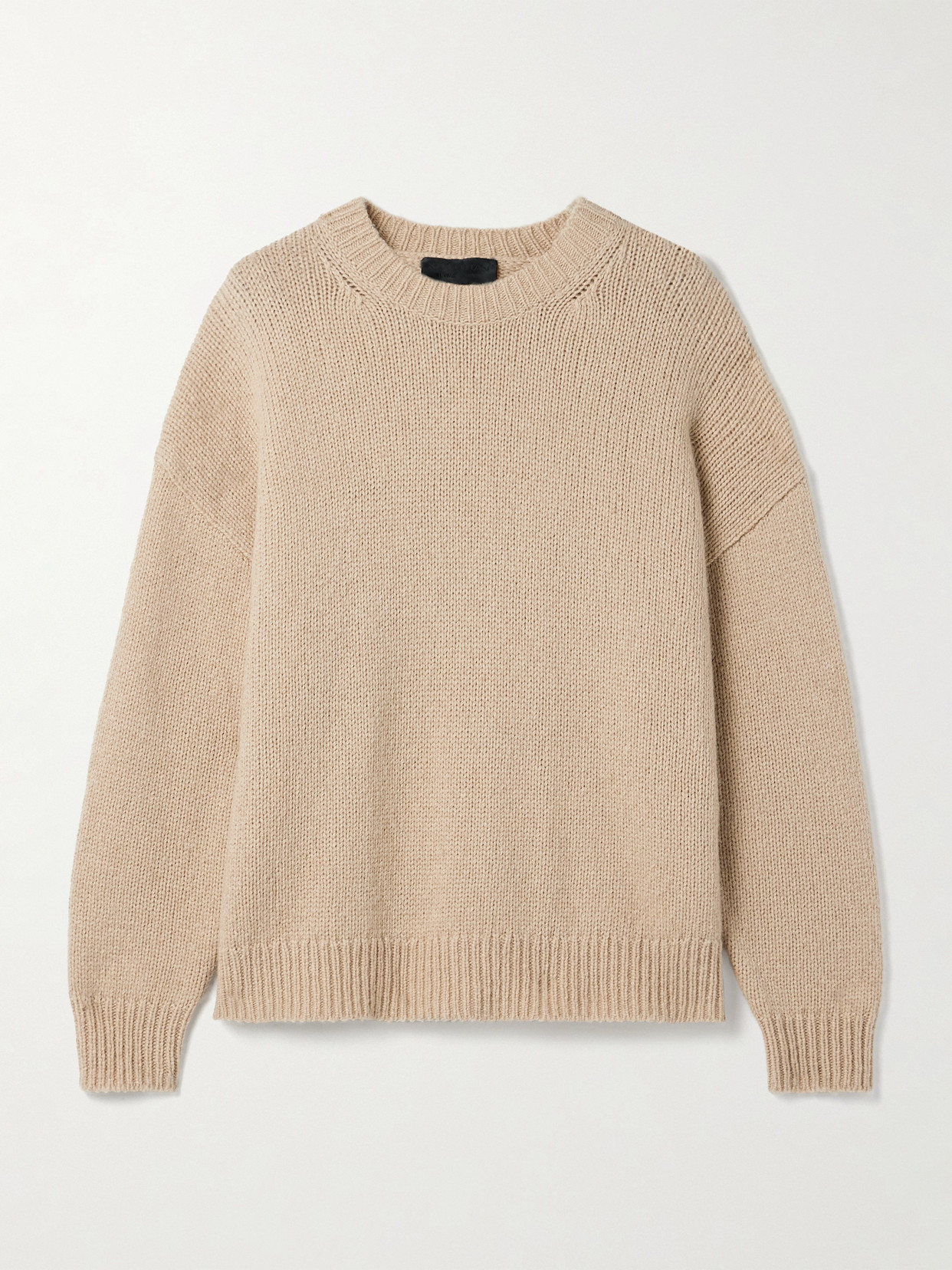 Nili Lotan Chassy Camel Hair Sweater In Neutral