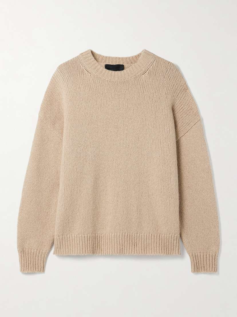 Nili Lotan Chassy Camel Hair Sweater