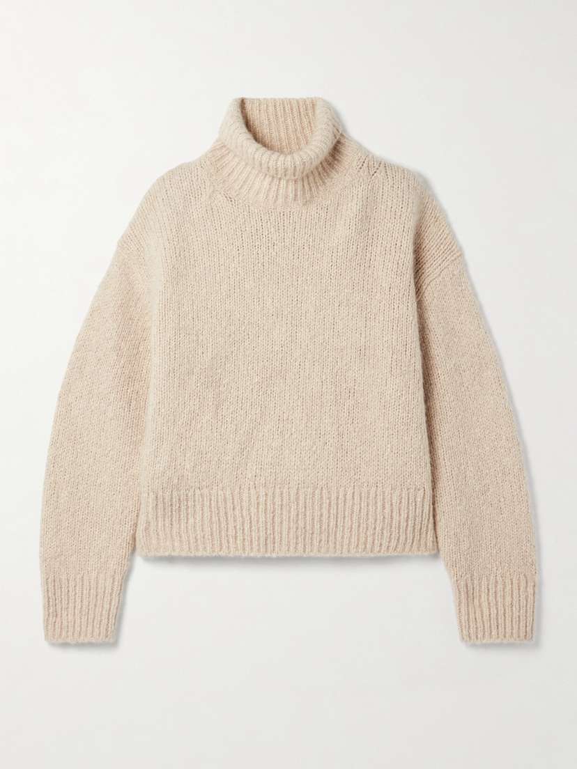 Nili Lotan Tabitha Cashmere And Silk-blend Turtleneck Sweater