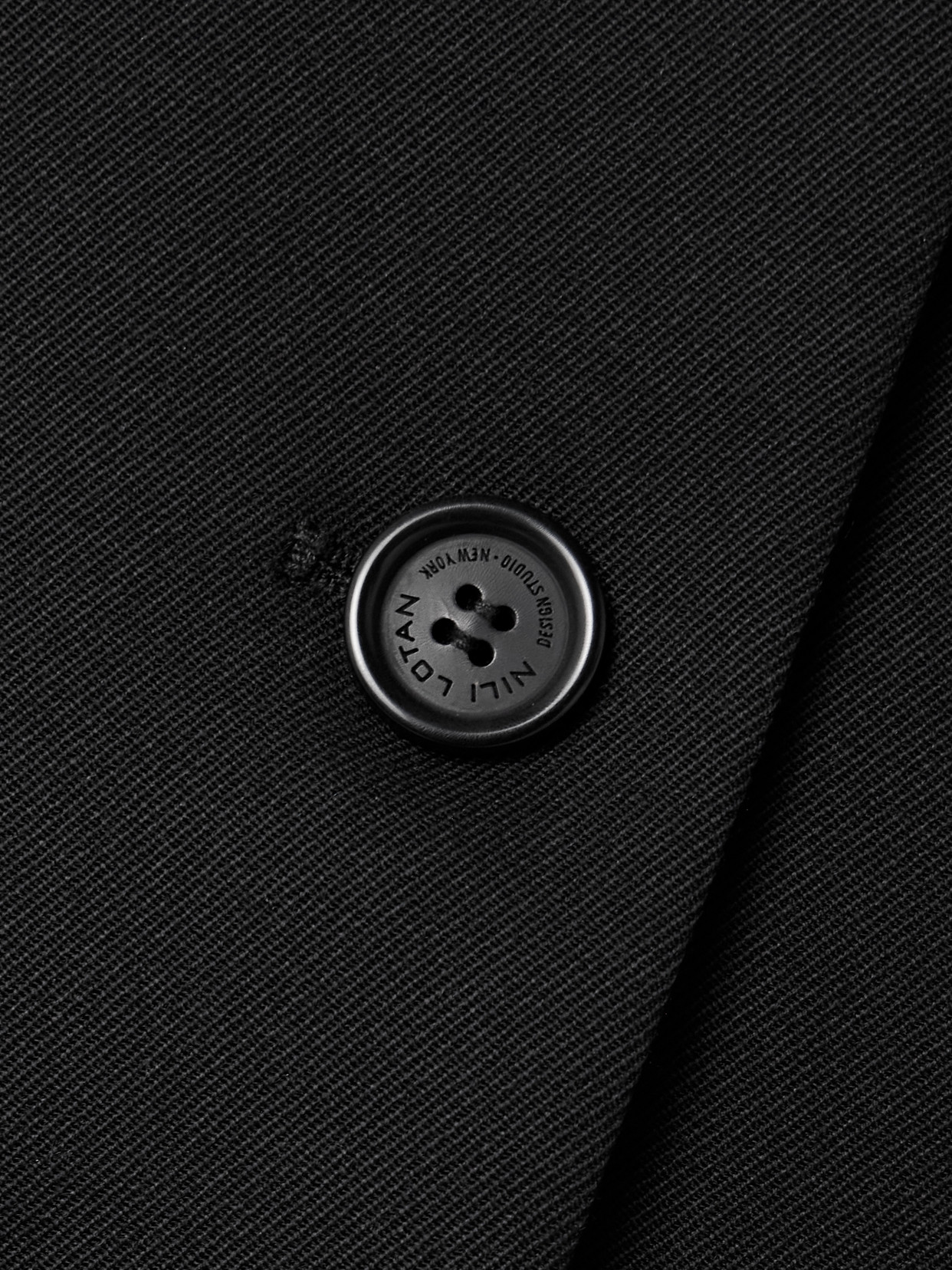 Nili Lotan Gabriella Wool-twill Jacket In Black