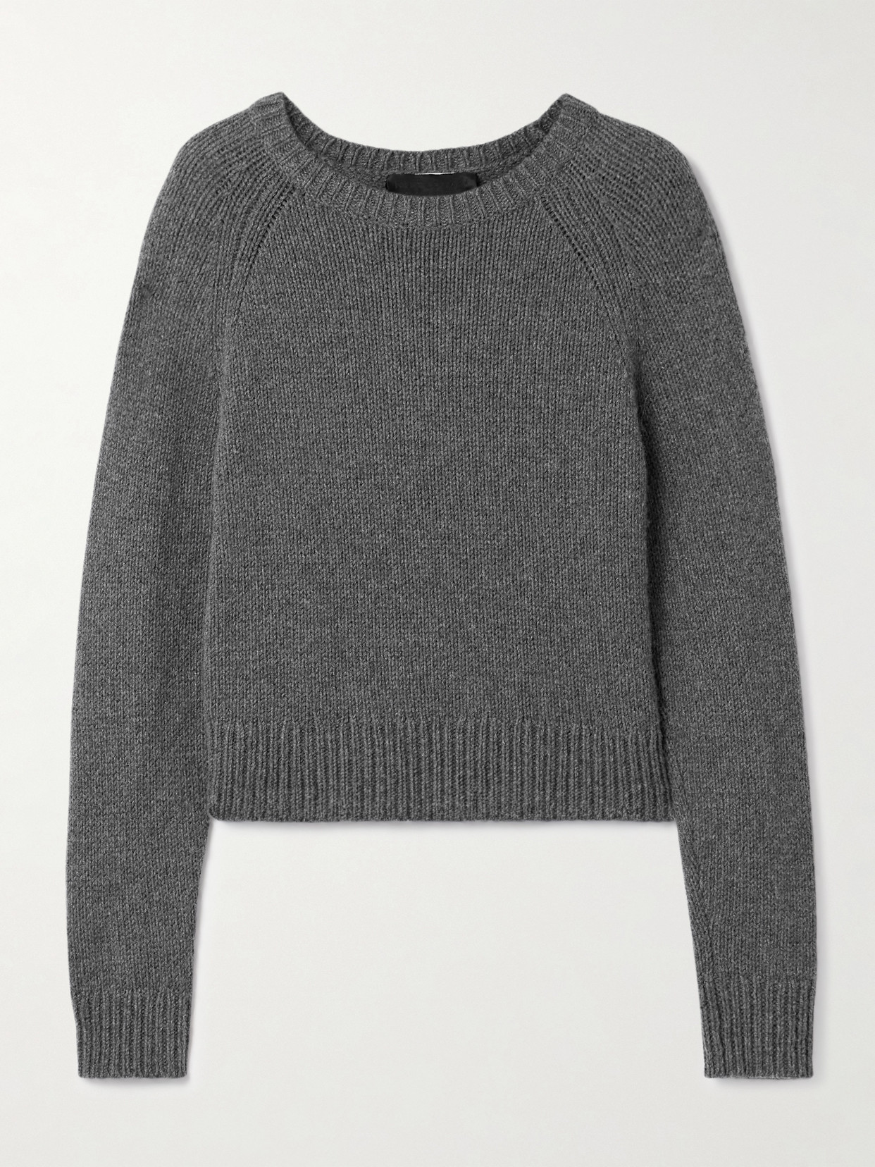 Nili Lotan Laurel Cashmere And Wool-blend Sweater In Gray