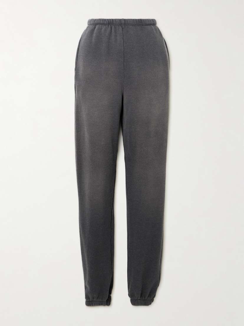RE/DONE + Hanes 80s Cotton-blend Jersey Track Pants