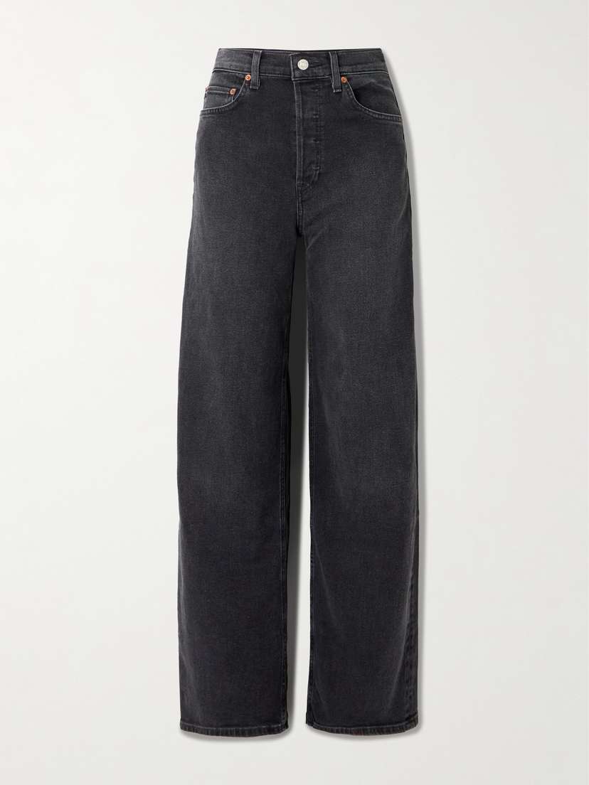 RE/DONE The Marielou High-rise Wide-leg Jeans