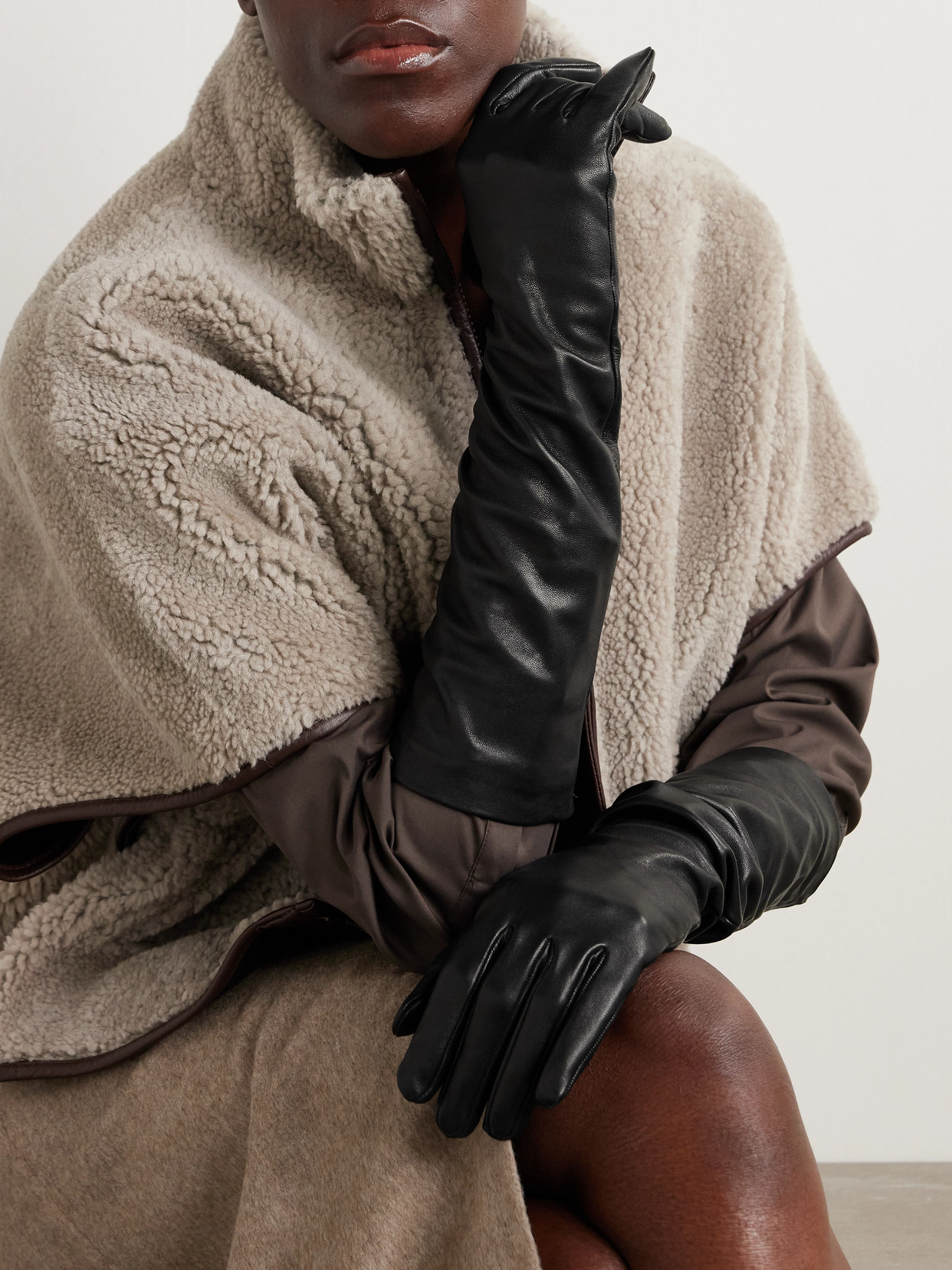 Brunello Cucinelli Leather Gloves