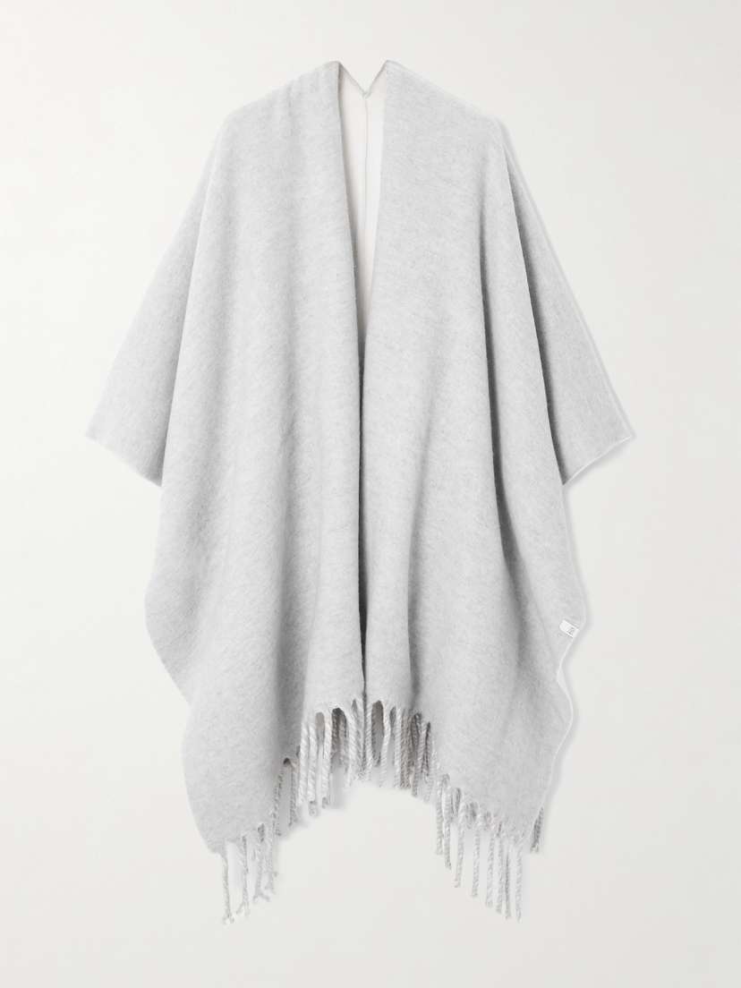 Brunello Cucinelli Fringed Wool And Cashmere-blend Wrap