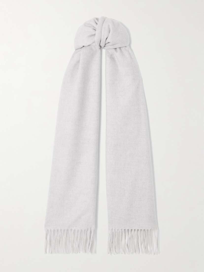Brunello Cucinelli Fringed Cashmere Scarf