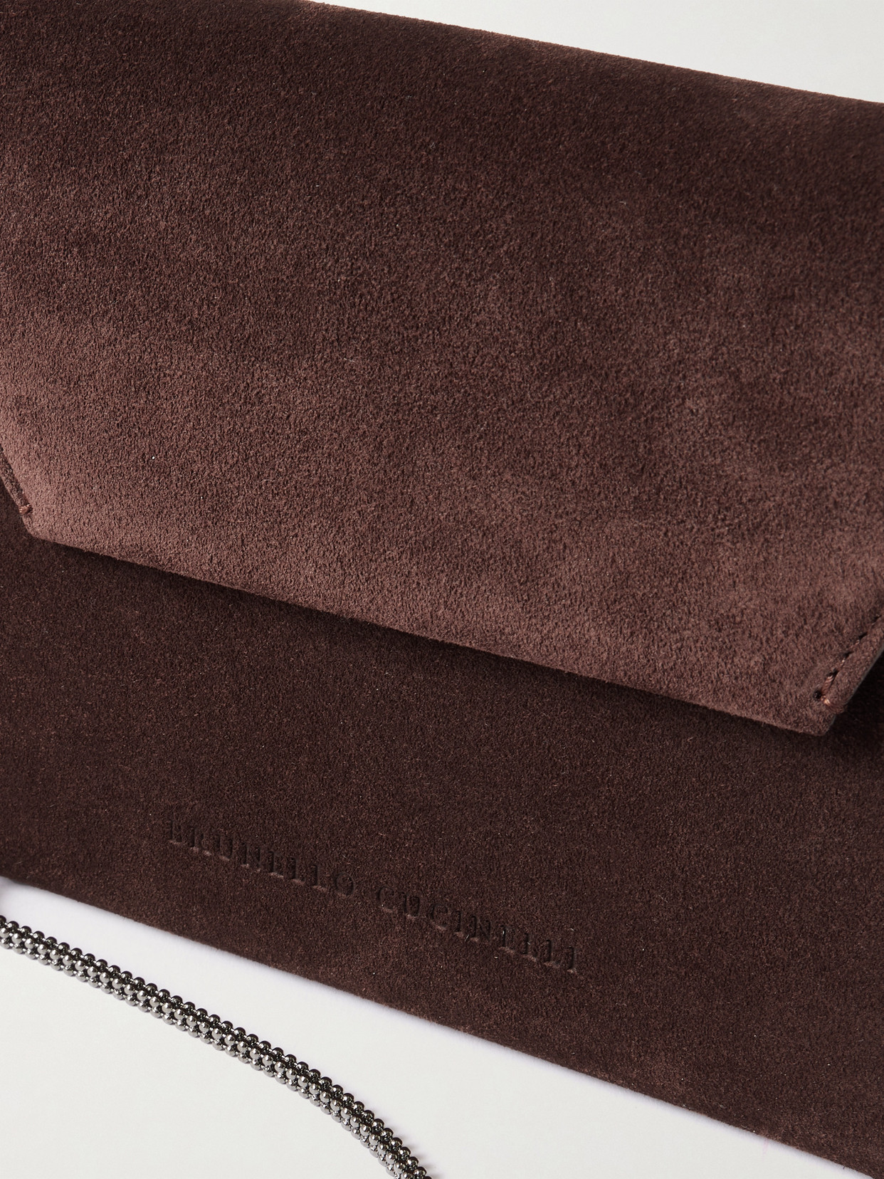 Brunello Cucinelli Mini Suede Shoulder Bag