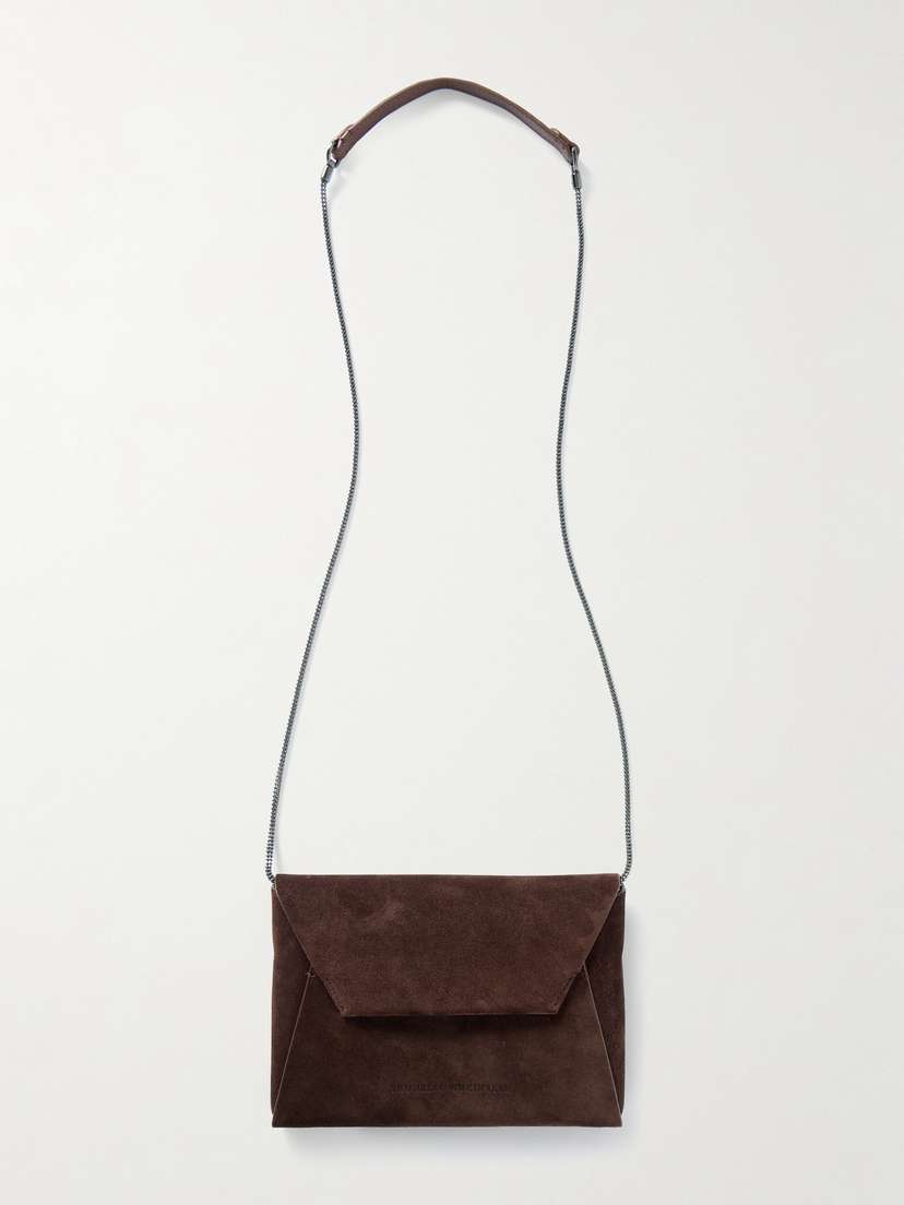 Brunello Cucinelli Mini Suede Shoulder Bag