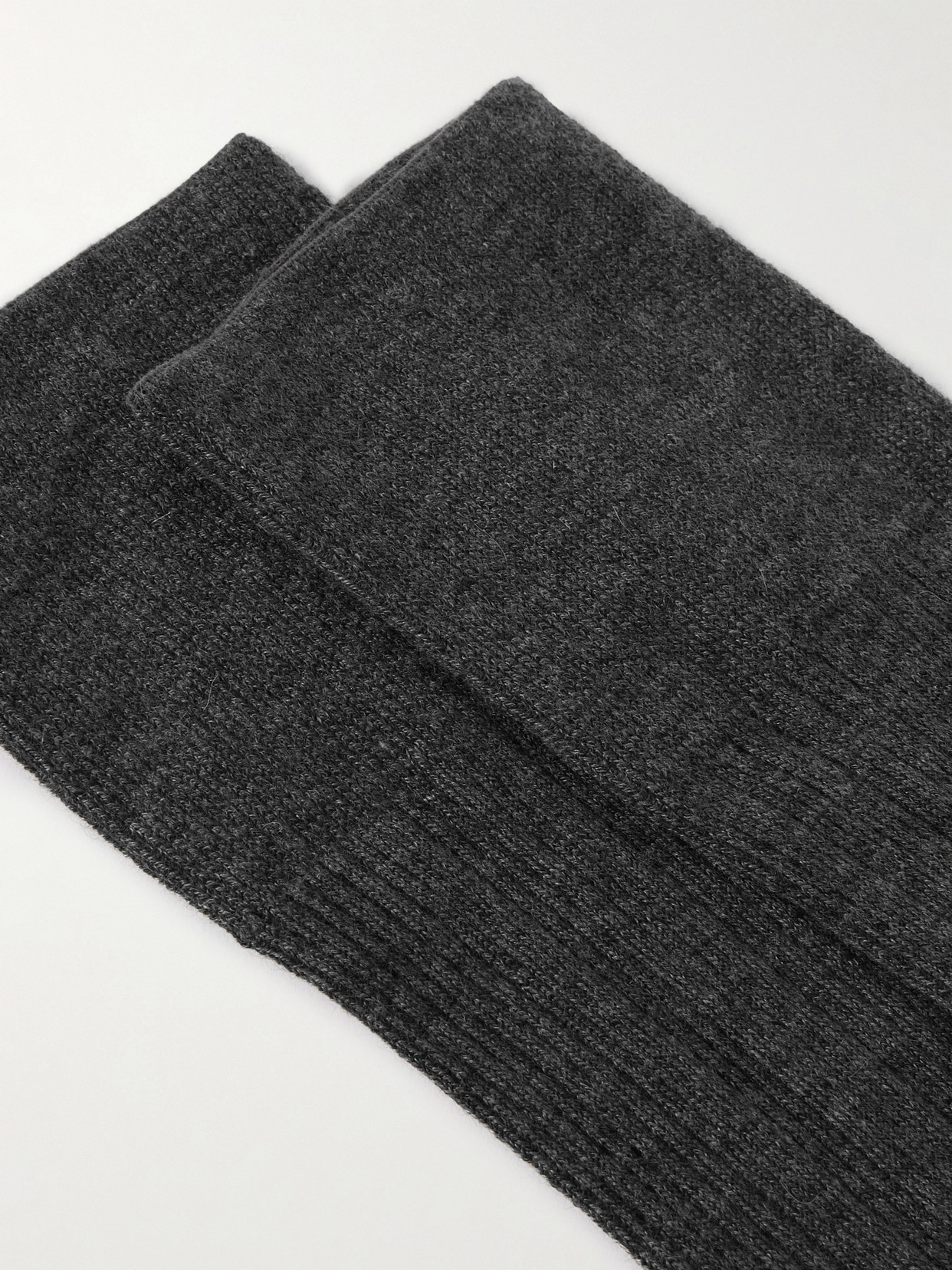 Brunello Cucinelli Ribbed Cashmere-blend Socks