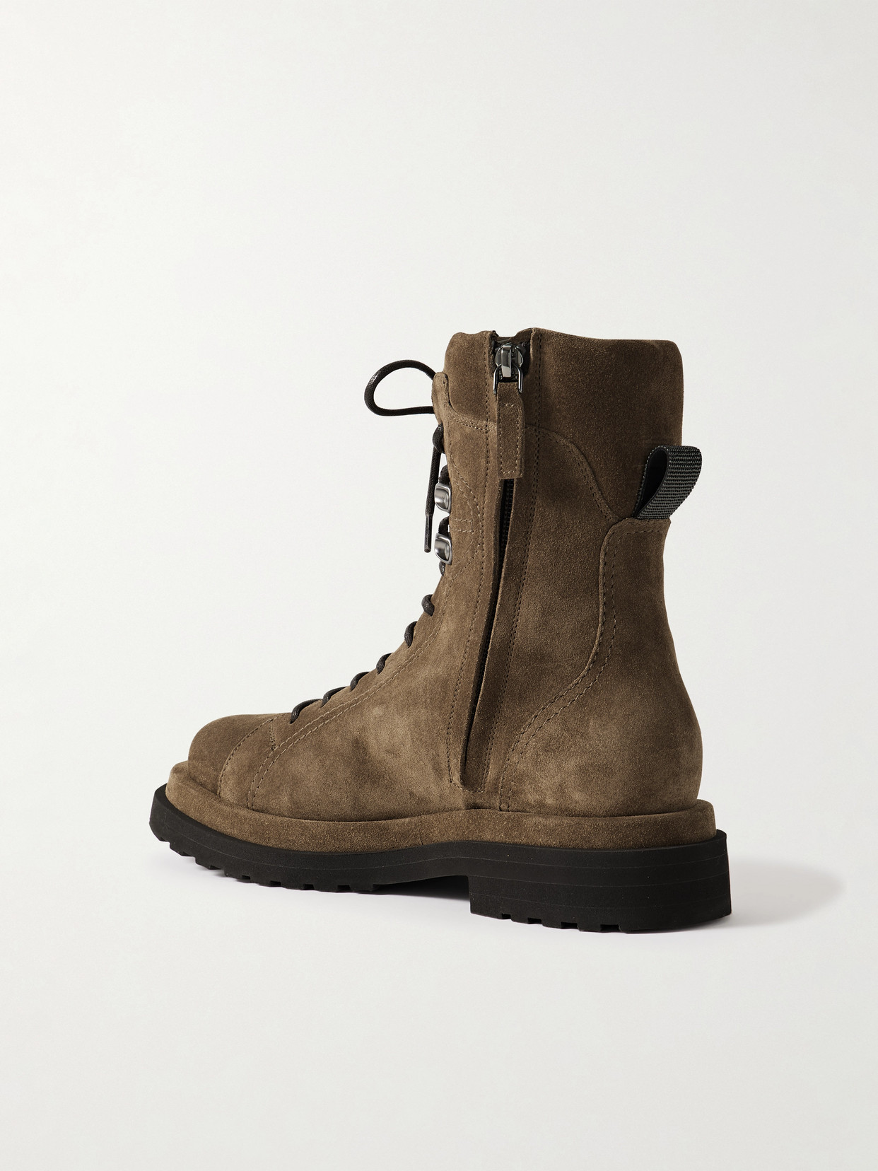 Brunello Cucinelli Bead-embellished Suede Boots