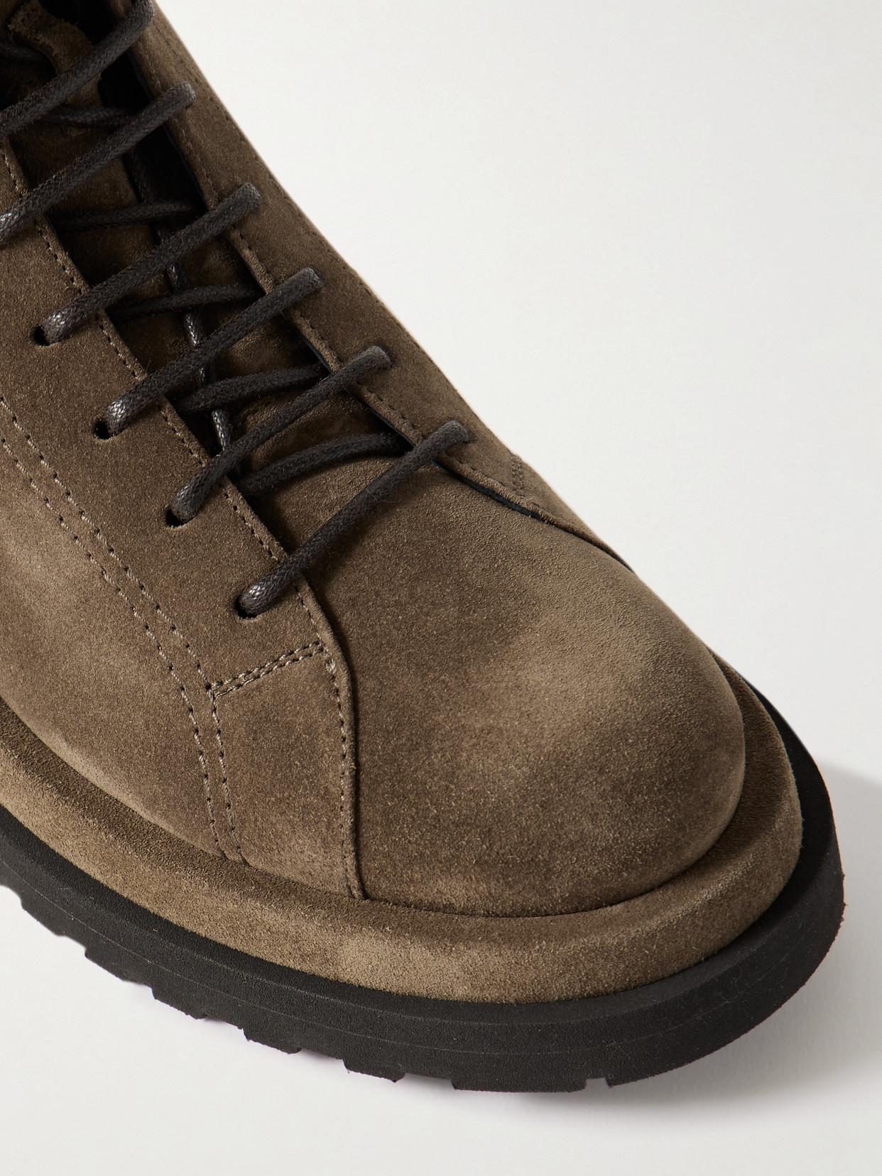 Brunello Cucinelli Bead-embellished Suede Boots