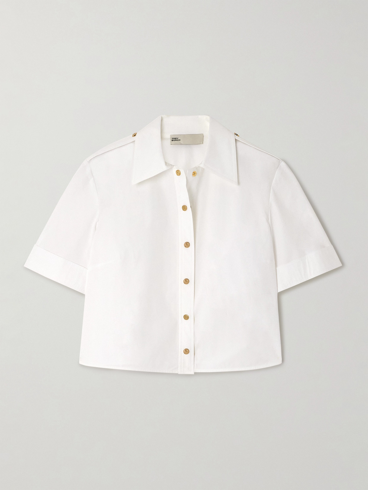 Tory Burch Cotton-blend Poplin Shirt