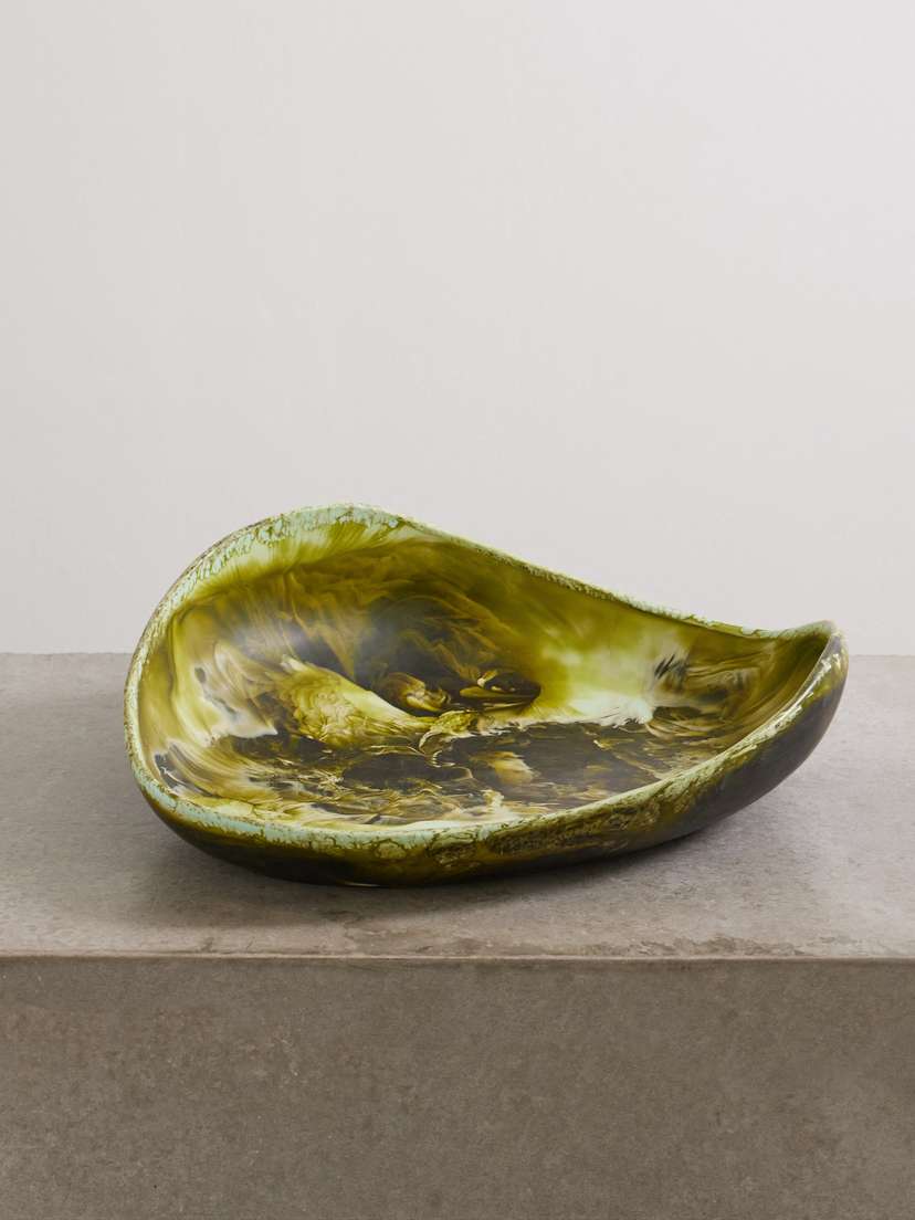 Dinosaur Designs Leaf Large Resin Bowl
