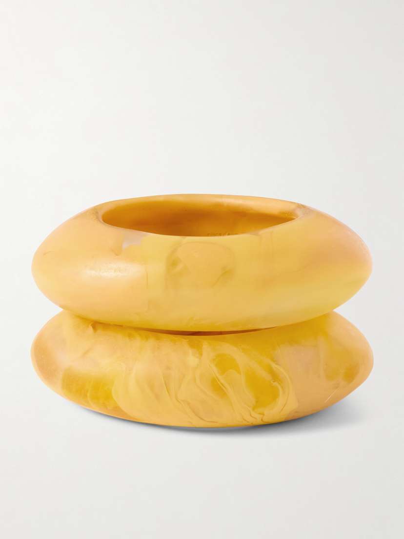 Dinosaur Designs Rock Medium Set Of Two Resin Bangles