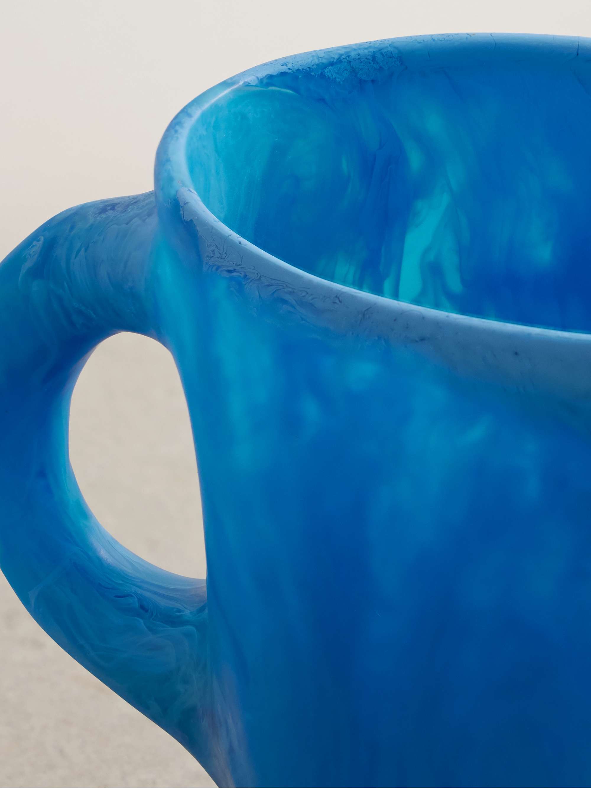DINOSAUR DESIGNS Rock large 23cm swirled resin jug