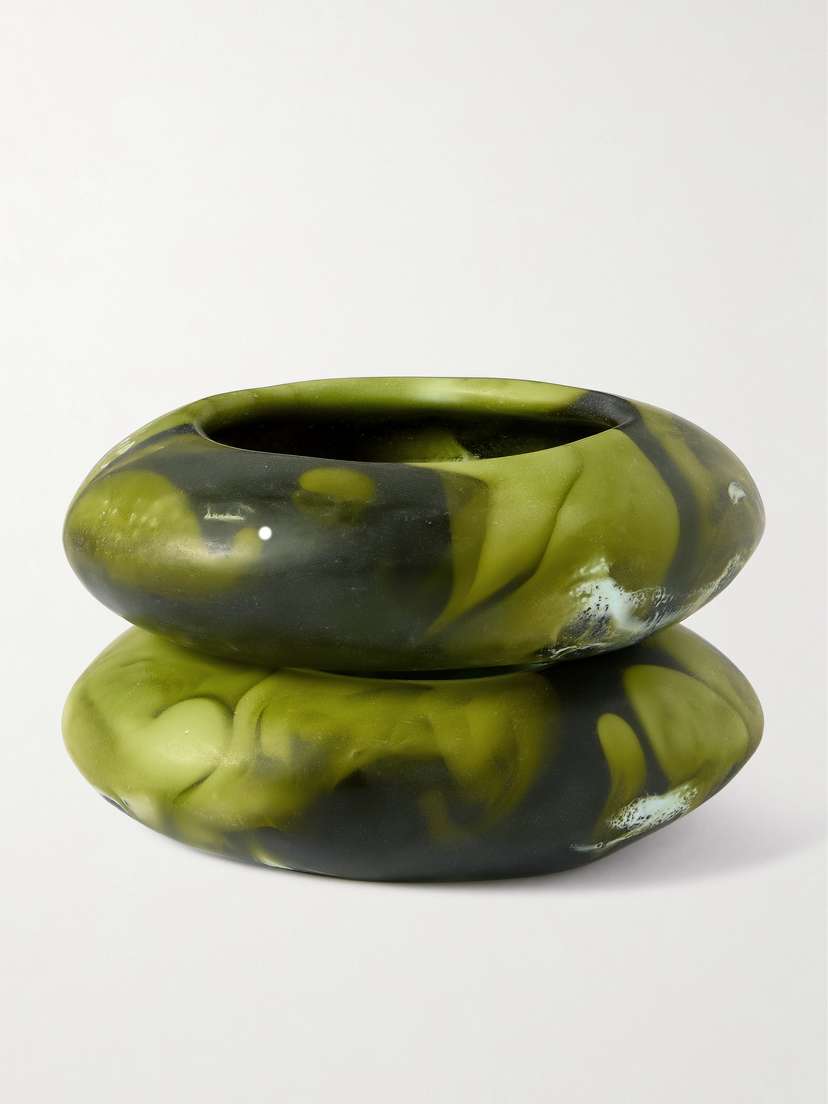 Dinosaur Designs Rock Medium Set Of Two Resin Bangles