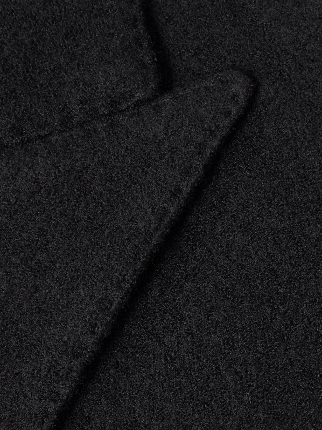 Dolce & Gabbana Double-breasted Wool Blazer In Black