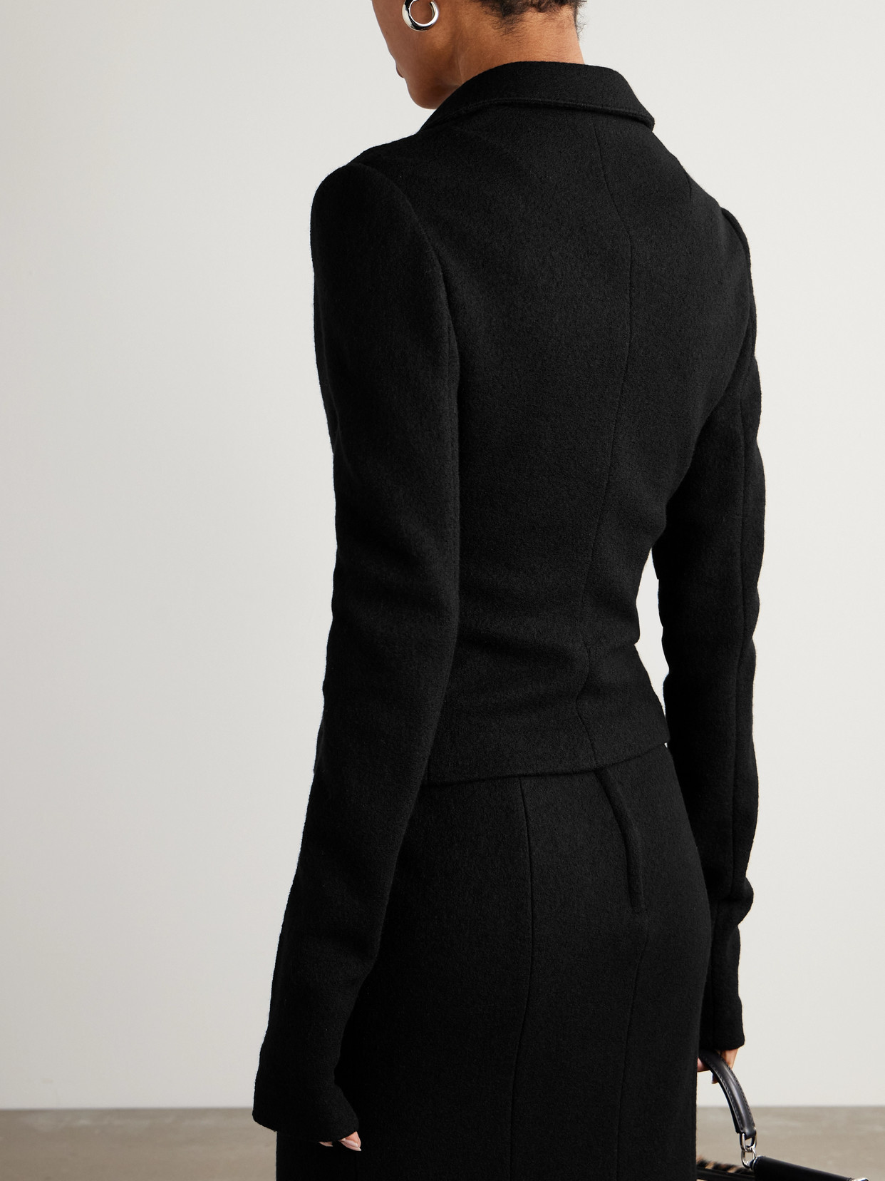 Dolce & Gabbana Wool Jacket In Black