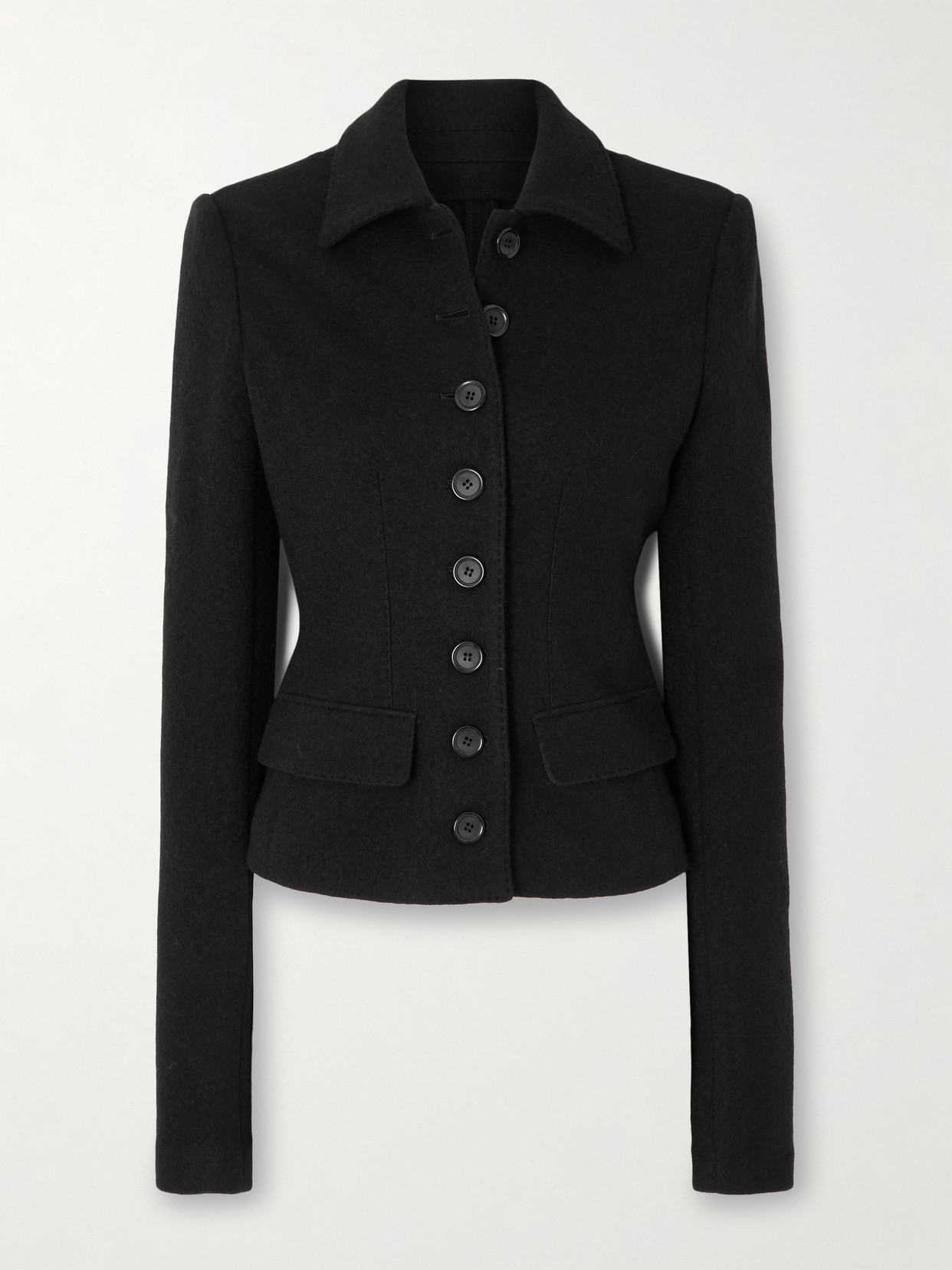 Dolce & Gabbana Wool Jacket In Black
